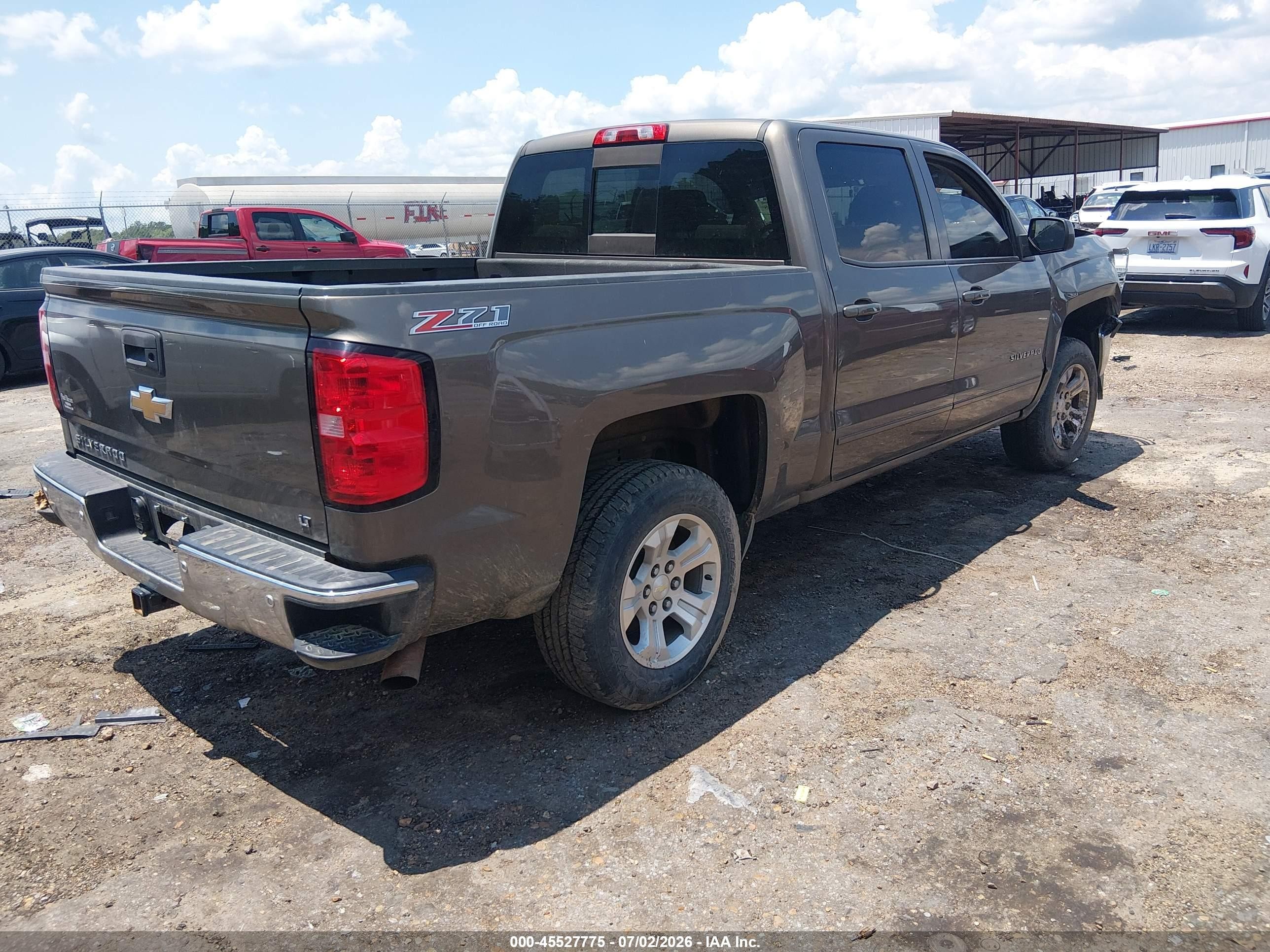 2015 Chevrolet Silverado 1500 Lt Brown vin: 3GCUKREC2FG399369