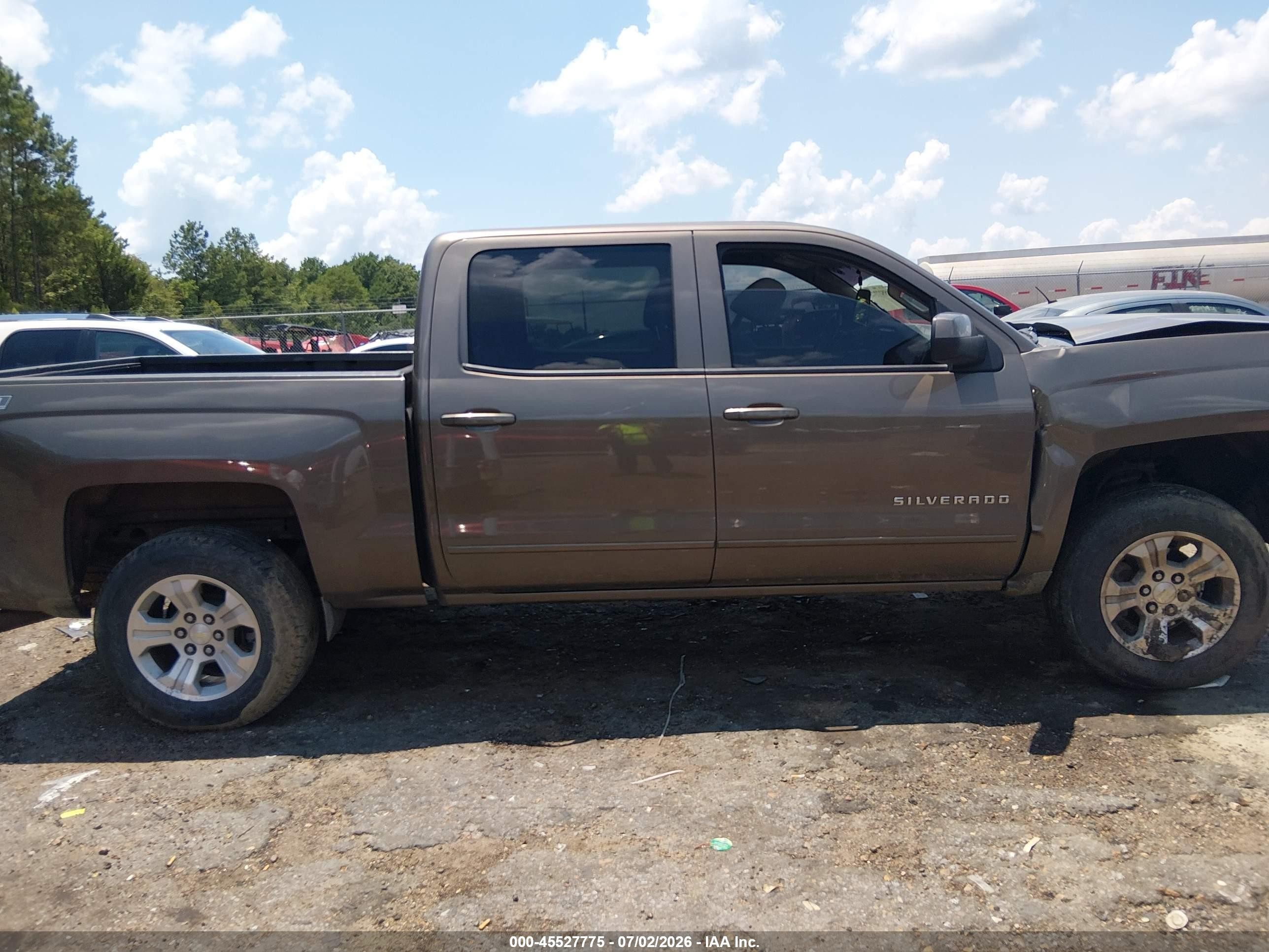 2015 Chevrolet Silverado 1500 Lt Brown vin: 3GCUKREC2FG399369