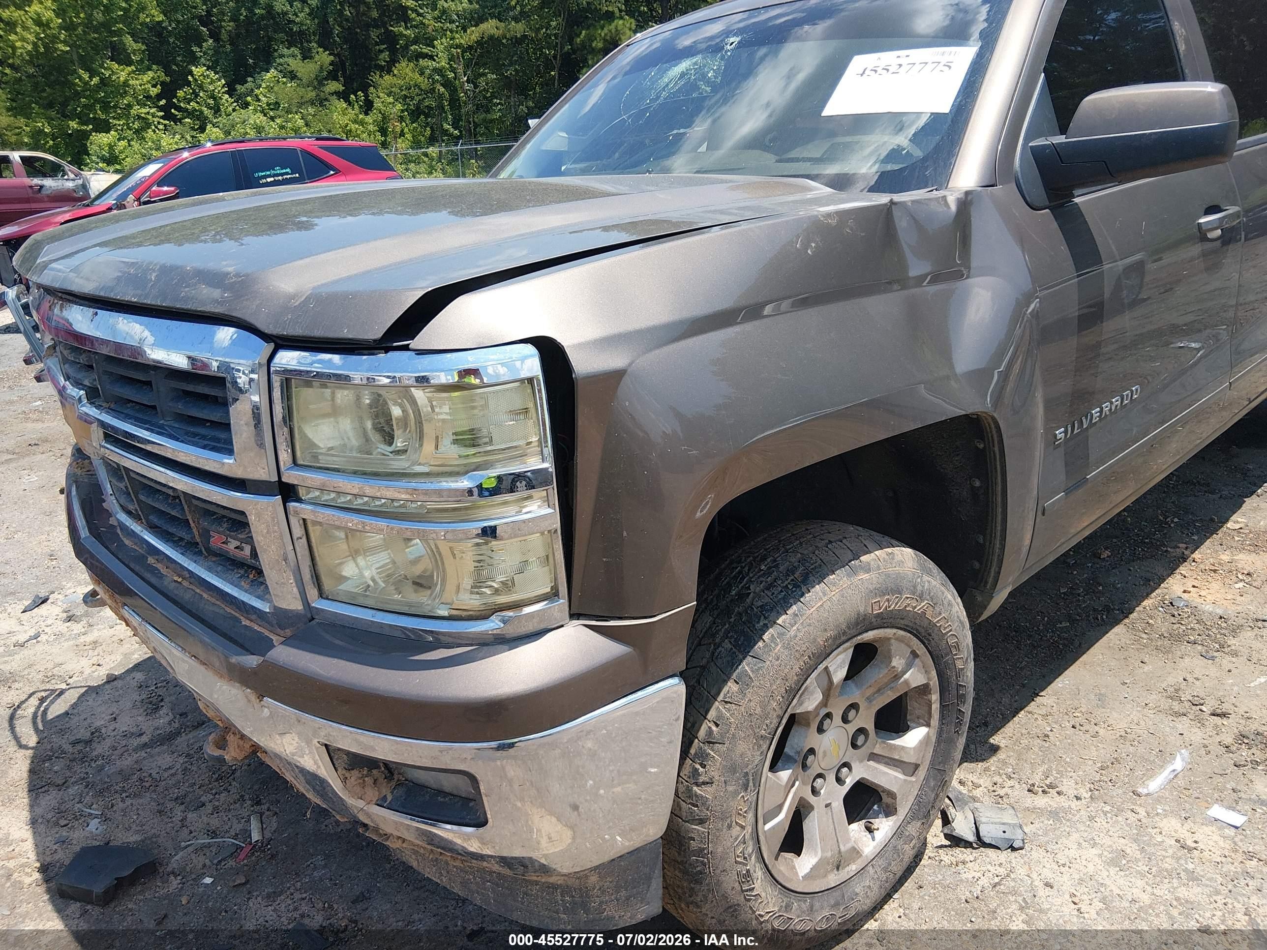 2015 Chevrolet Silverado 1500 Lt Brown vin: 3GCUKREC2FG399369