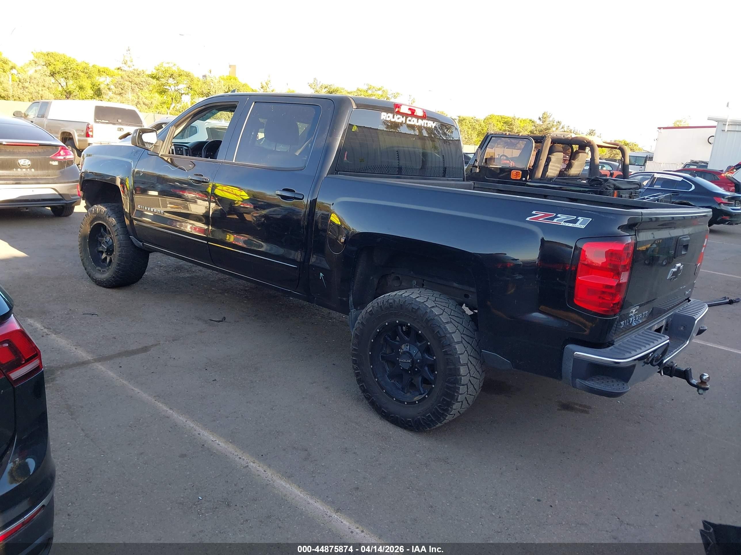 2015 Chevrolet Silverado 1500 2lt Black vin: 3GCUKREC2FG404179