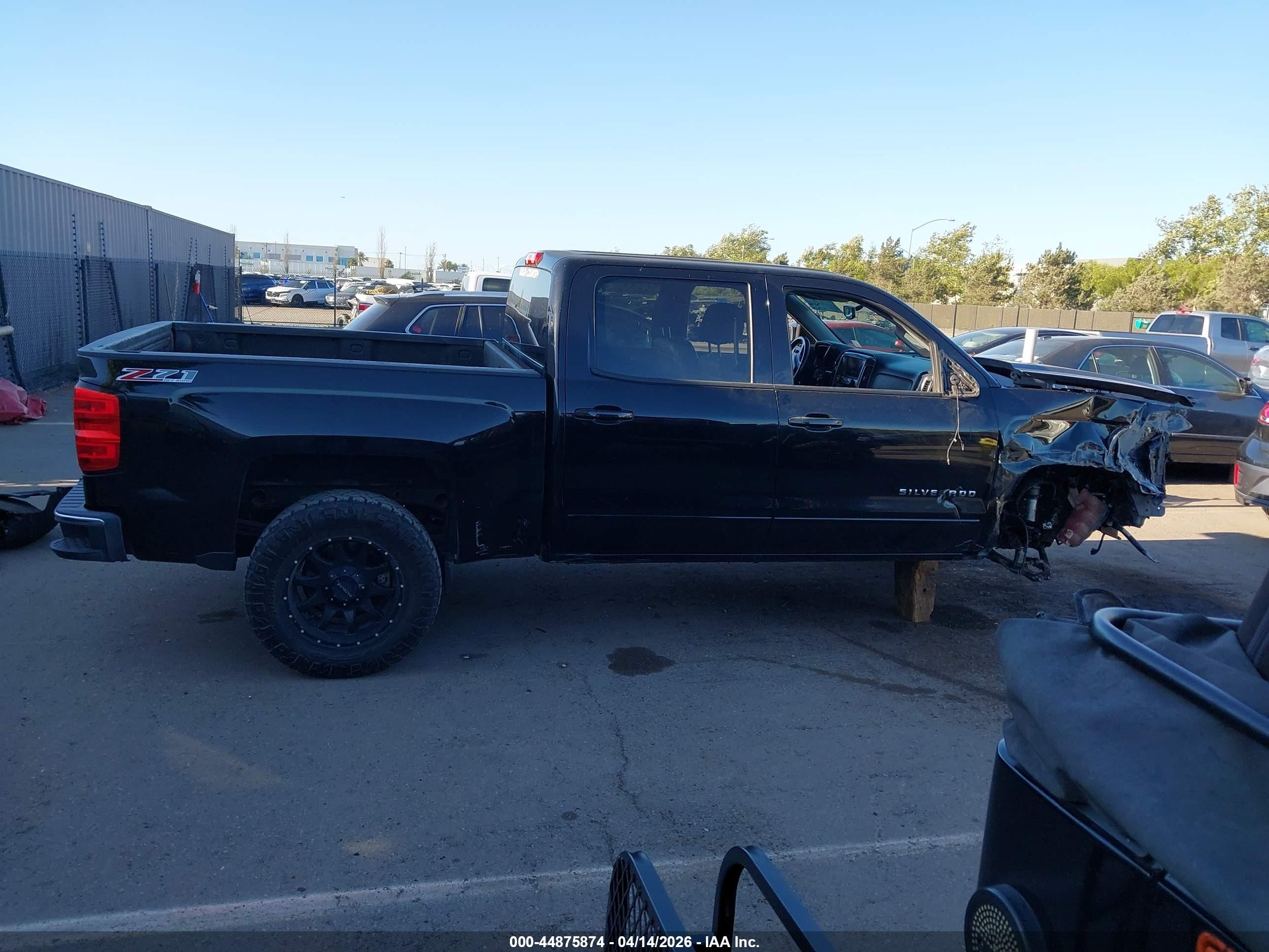 2015 Chevrolet Silverado 1500 2lt Black vin: 3GCUKREC2FG404179