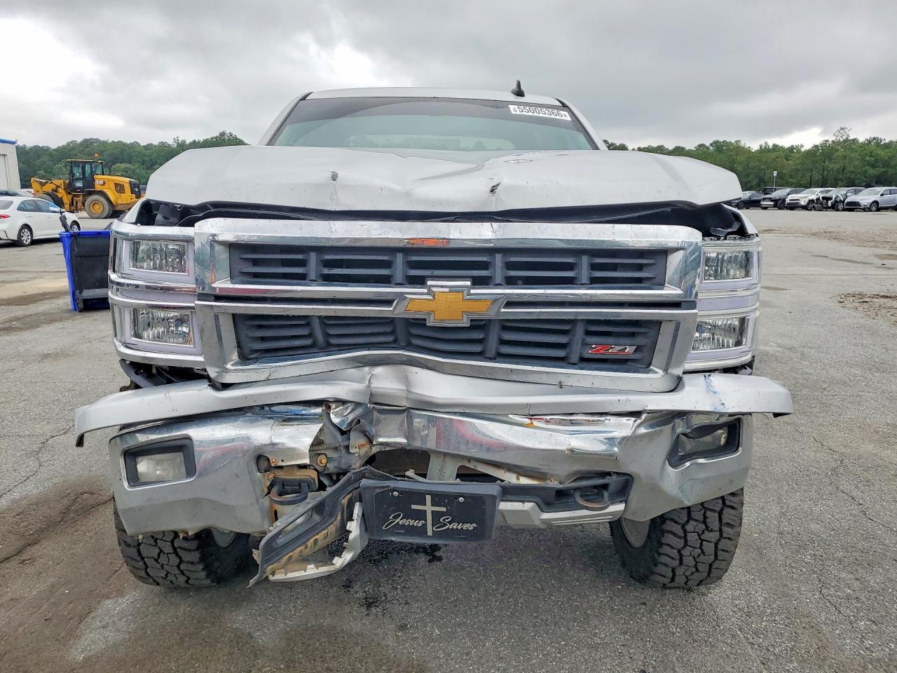 2015 Chevrolet Silverado K1500 Lt Silver vin: 3GCUKREC2FG499536