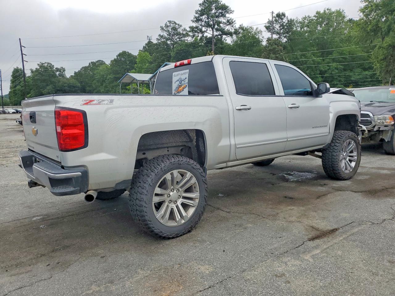 2015 Chevrolet Silverado K1500 Lt Silver vin: 3GCUKREC2FG499536