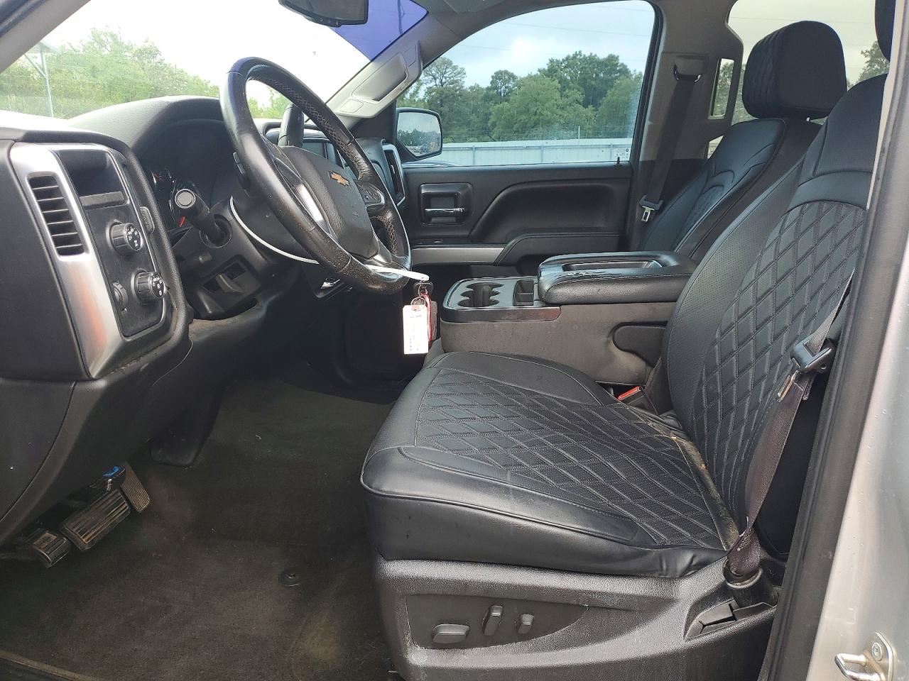 2015 Chevrolet Silverado K1500 Lt Silver vin: 3GCUKREC2FG499536