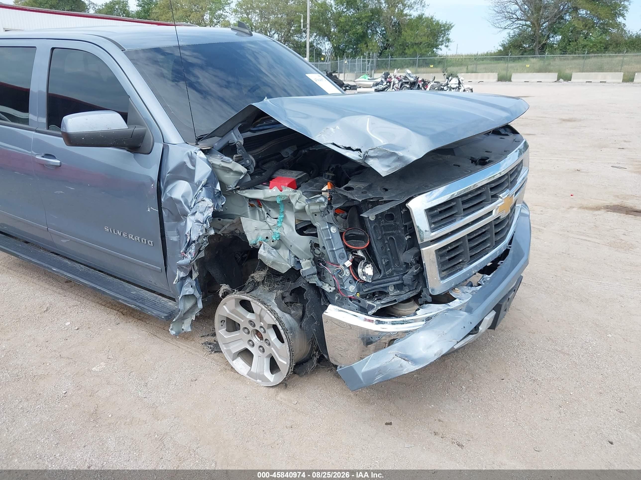 2015 Chevrolet Silverado 1500 Lt Blue vin: 3GCUKREC2FG524502