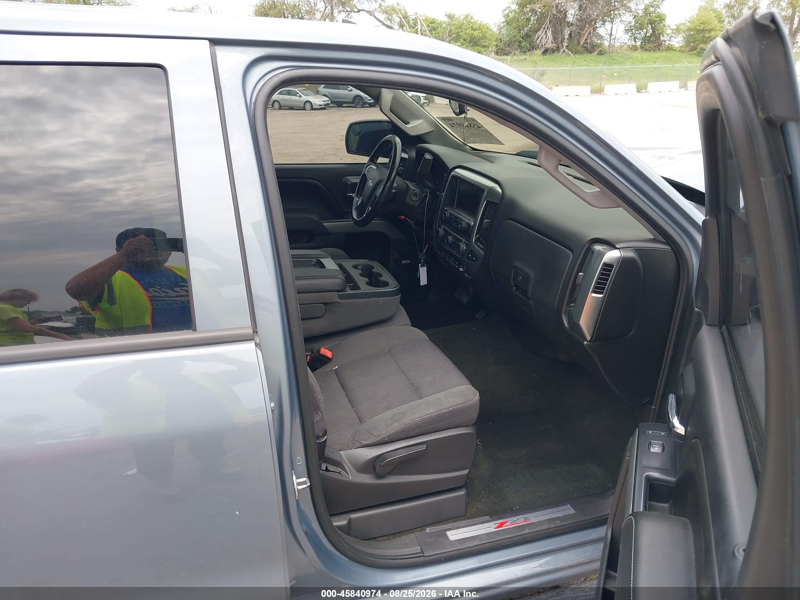 2015 Chevrolet Silverado 1500 Lt Blue vin: 3GCUKREC2FG524502