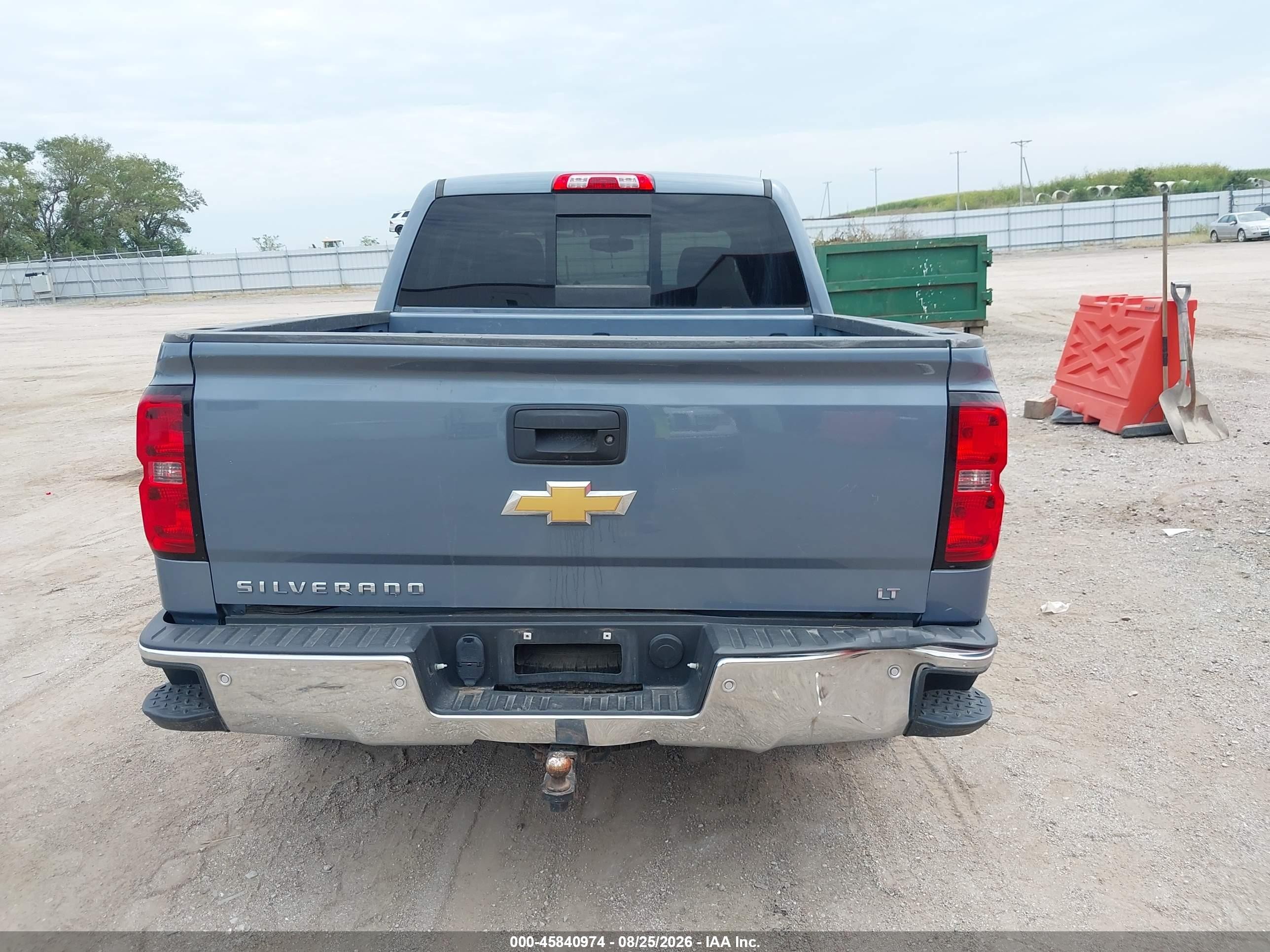 2015 Chevrolet Silverado 1500 Lt Blue vin: 3GCUKREC2FG524502