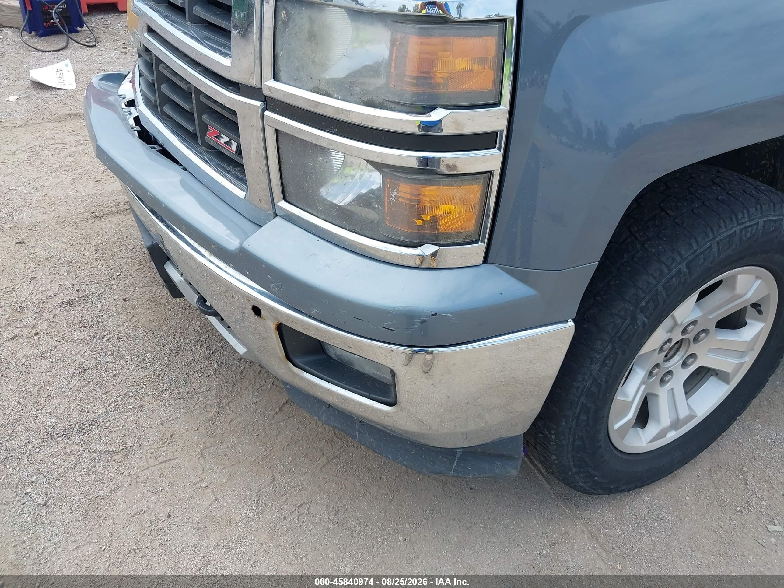 2015 Chevrolet Silverado 1500 Lt Blue vin: 3GCUKREC2FG524502