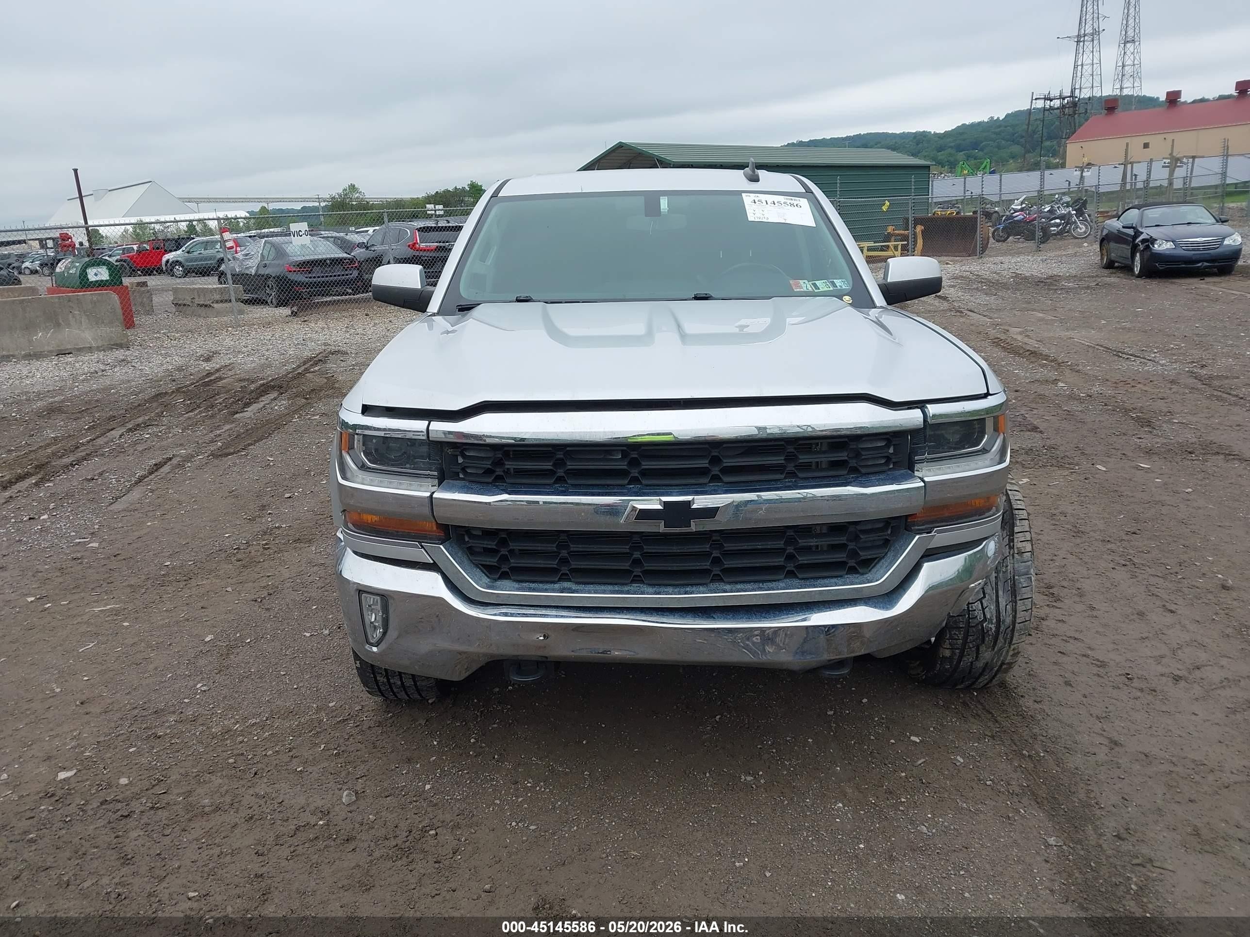 2016 Chevrolet Silverado 1500 1lt Gray vin: 3GCUKREC2GG297135