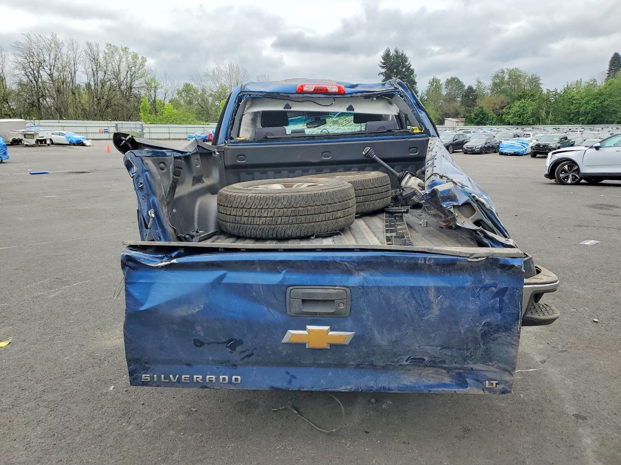 2016 Chevrolet Silverado K1500 Lt Blue vin: 3GCUKREC2GG376742