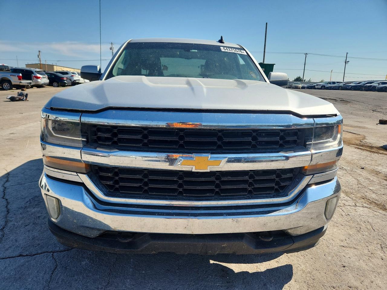 2017 Chevrolet Silverado K1500 Lt Silver vin: 3GCUKREC2HG294950