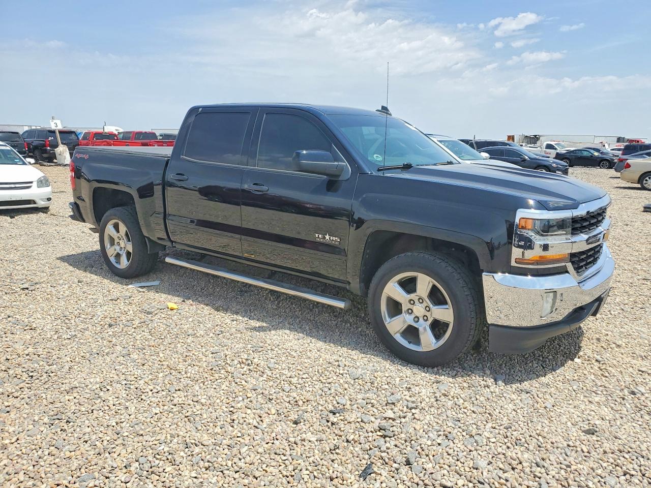 2017 Chevrolet Silverado K1500 Lt Black vin: 3GCUKREC2HG369162