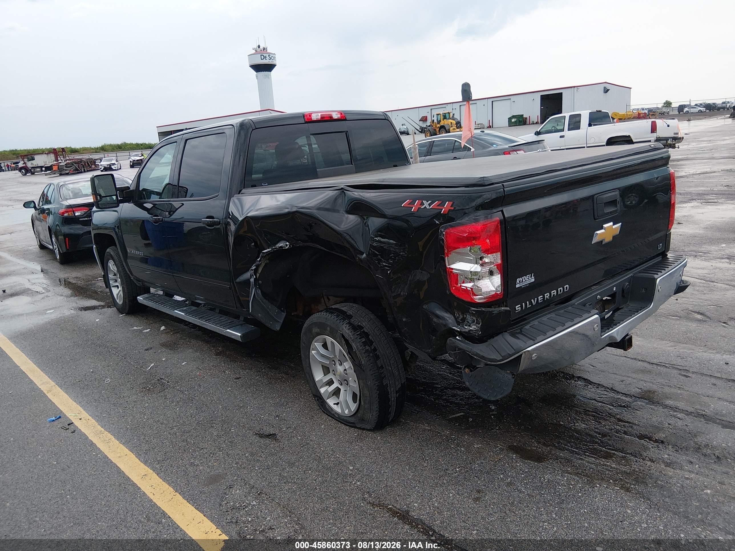 2018 Chevrolet Silverado 1500 1lt Black vin: 3GCUKREC2JG488917
