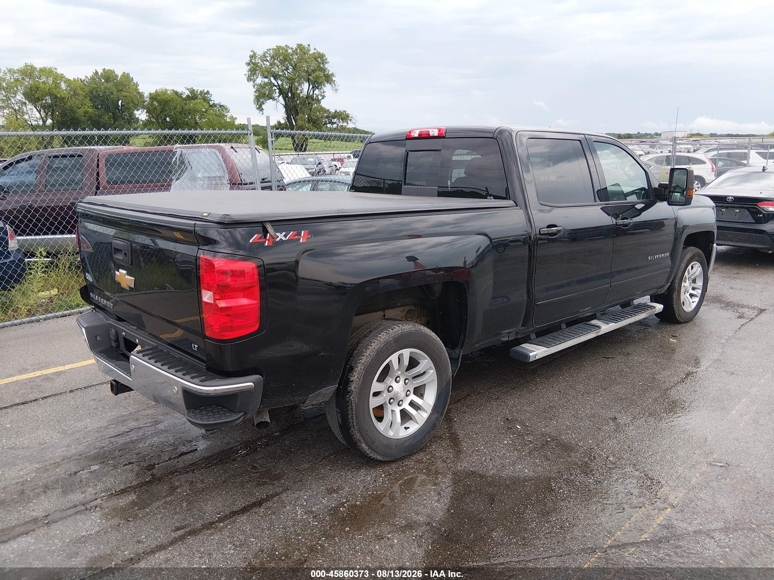 2018 Chevrolet Silverado 1500 1lt Black vin: 3GCUKREC2JG488917