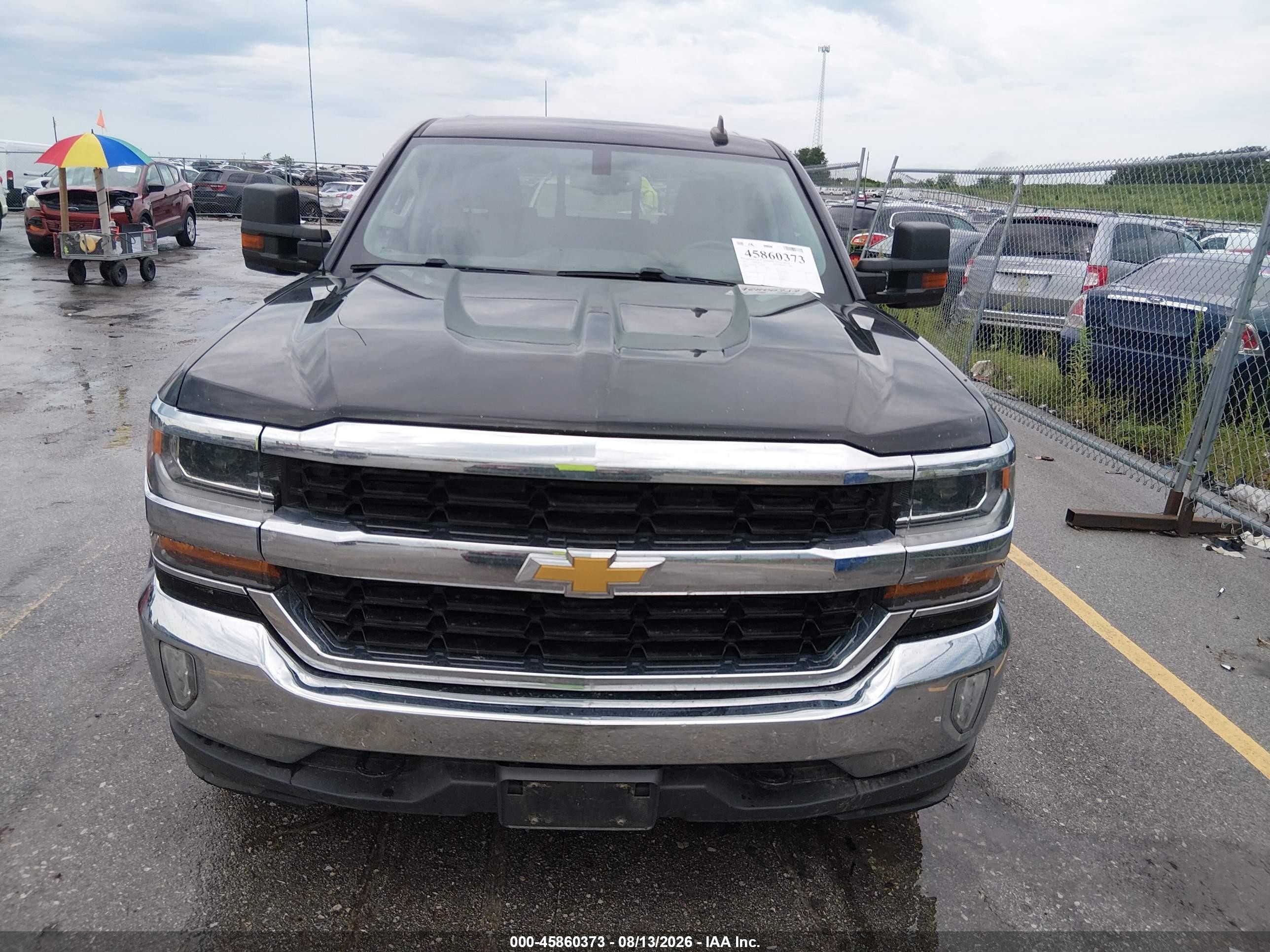 2018 Chevrolet Silverado 1500 1lt Black vin: 3GCUKREC2JG488917