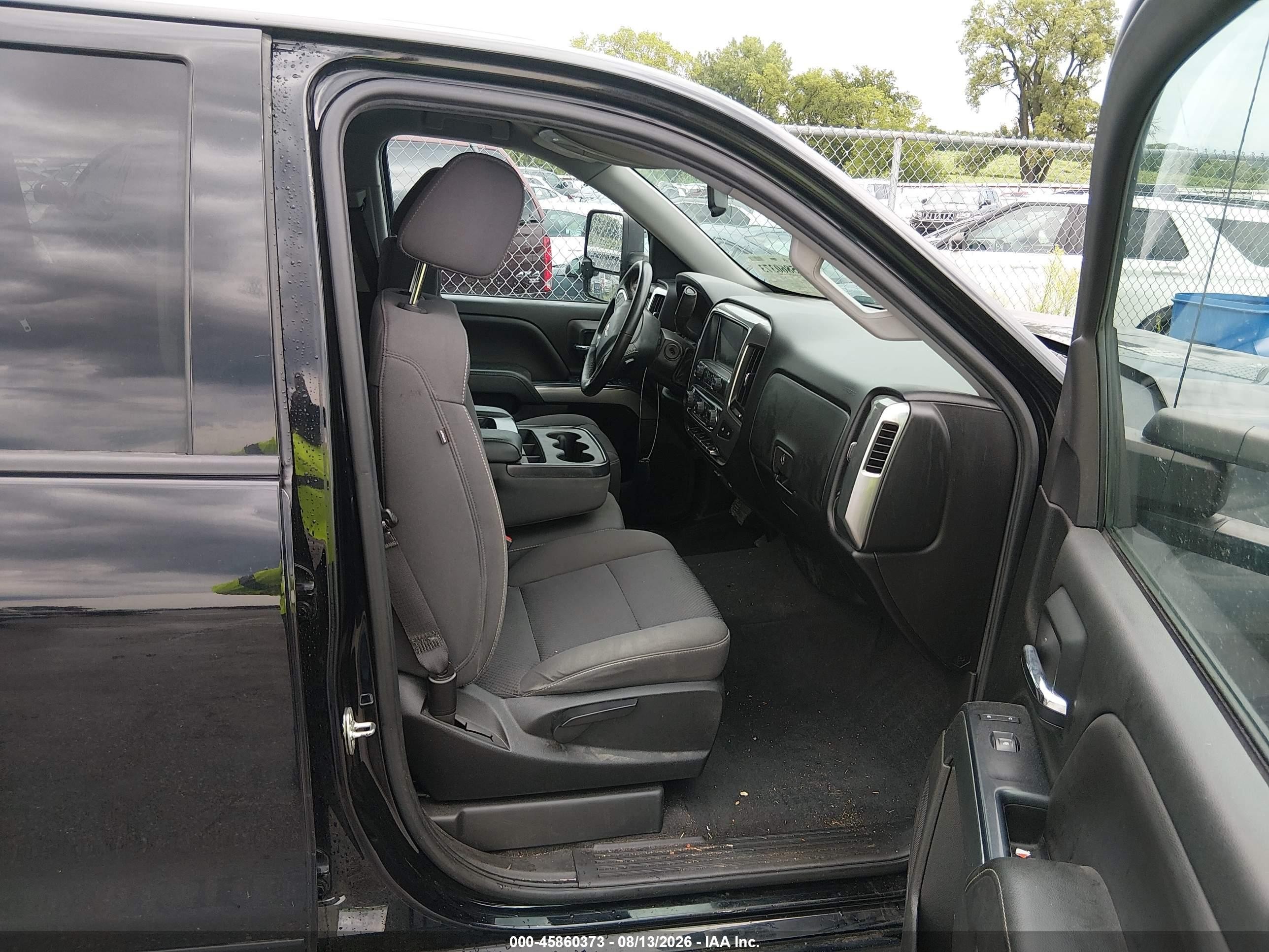 2018 Chevrolet Silverado 1500 1lt Black vin: 3GCUKREC2JG488917