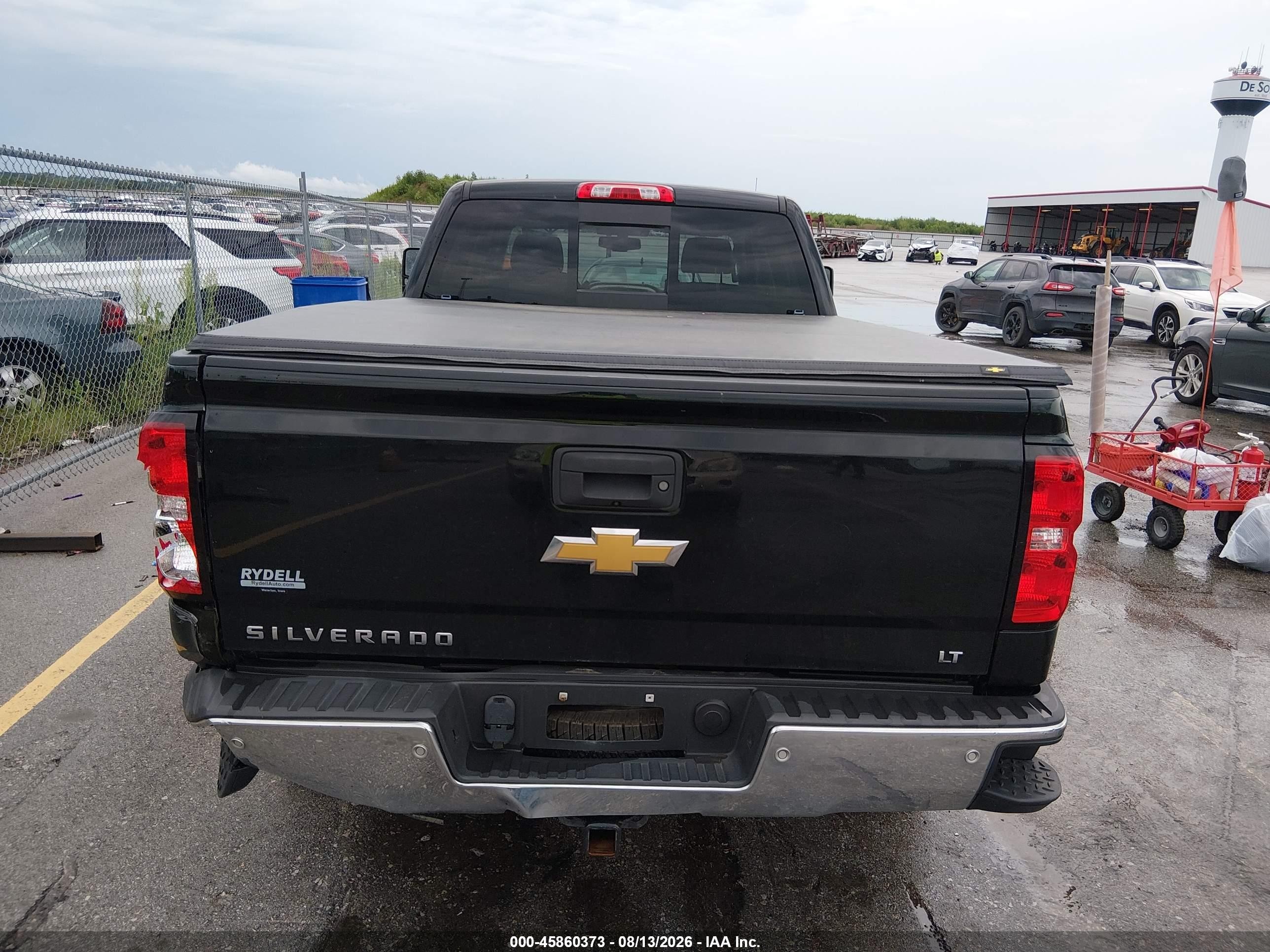 2018 Chevrolet Silverado 1500 1lt Black vin: 3GCUKREC2JG488917