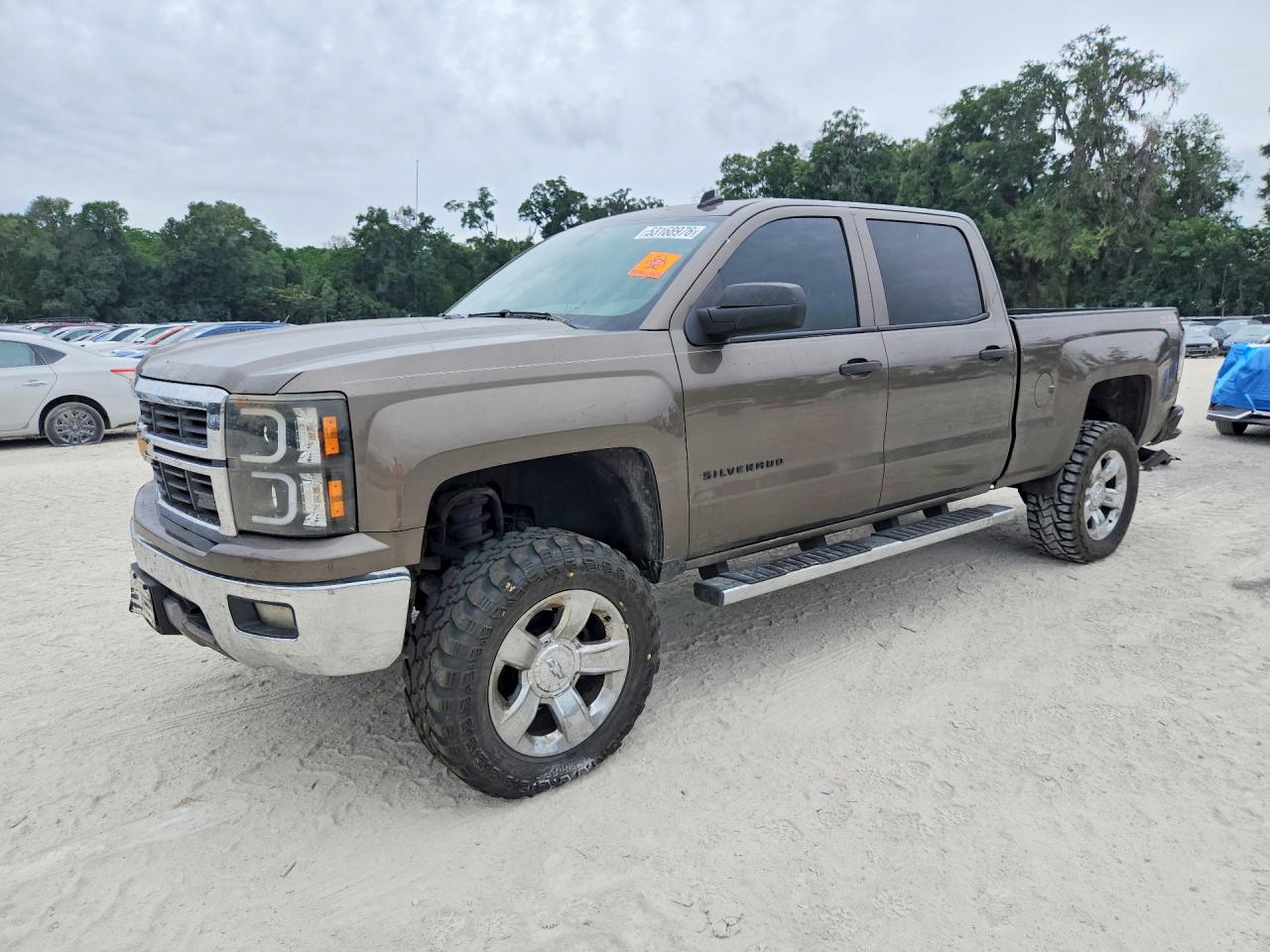2014 Chevrolet Silverado K1500 Lt Brown vin: 3GCUKREC3EG153591