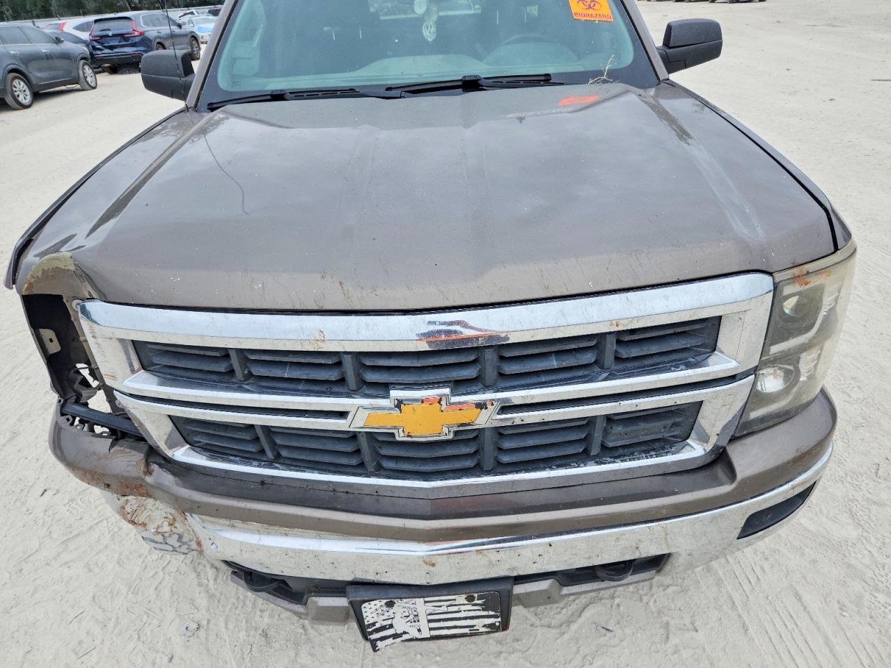 2014 Chevrolet Silverado K1500 Lt Brown vin: 3GCUKREC3EG153591