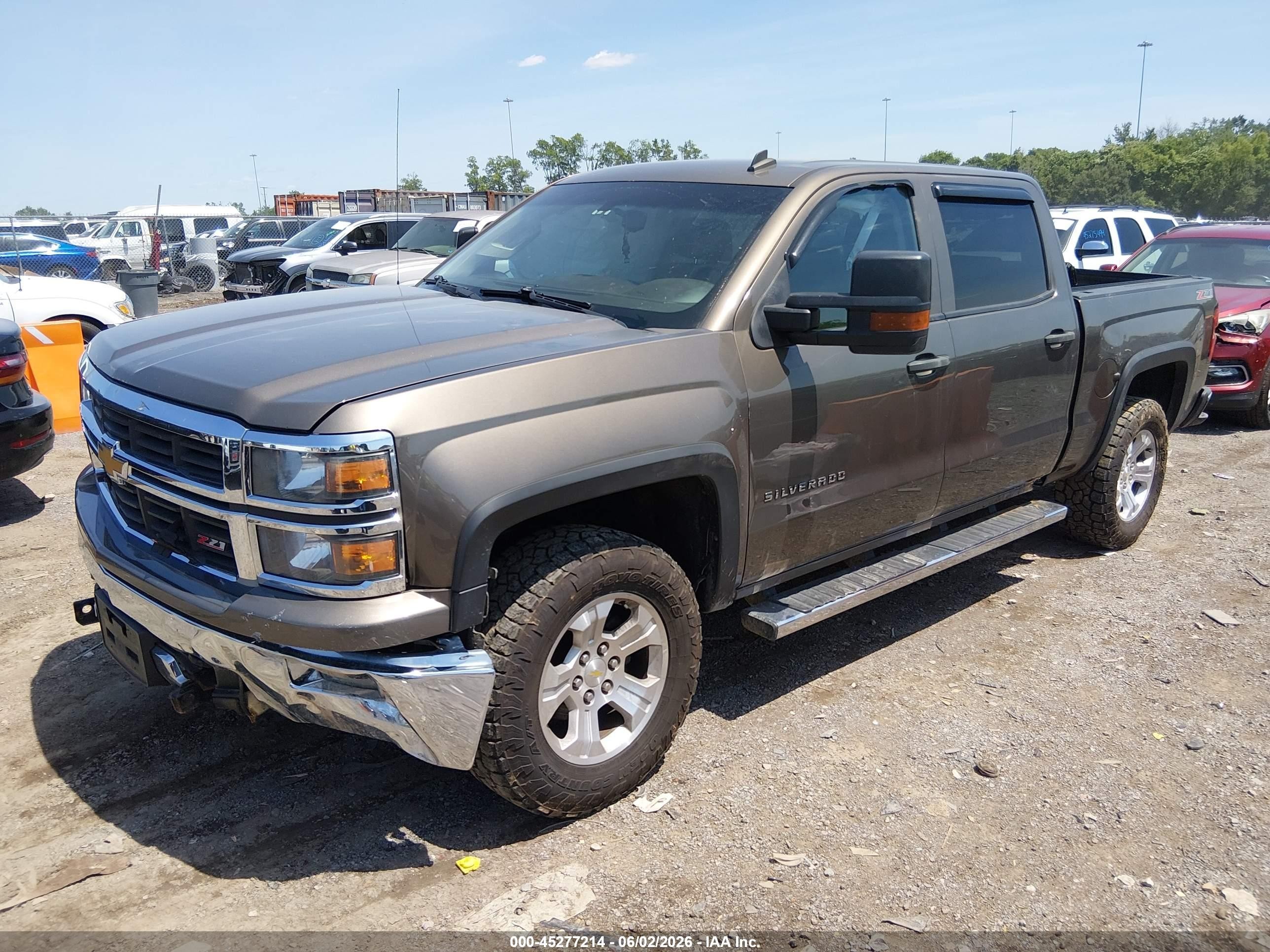 2014 Chevrolet Silverado 1500 2lt Brown vin: 3GCUKREC3EG160461