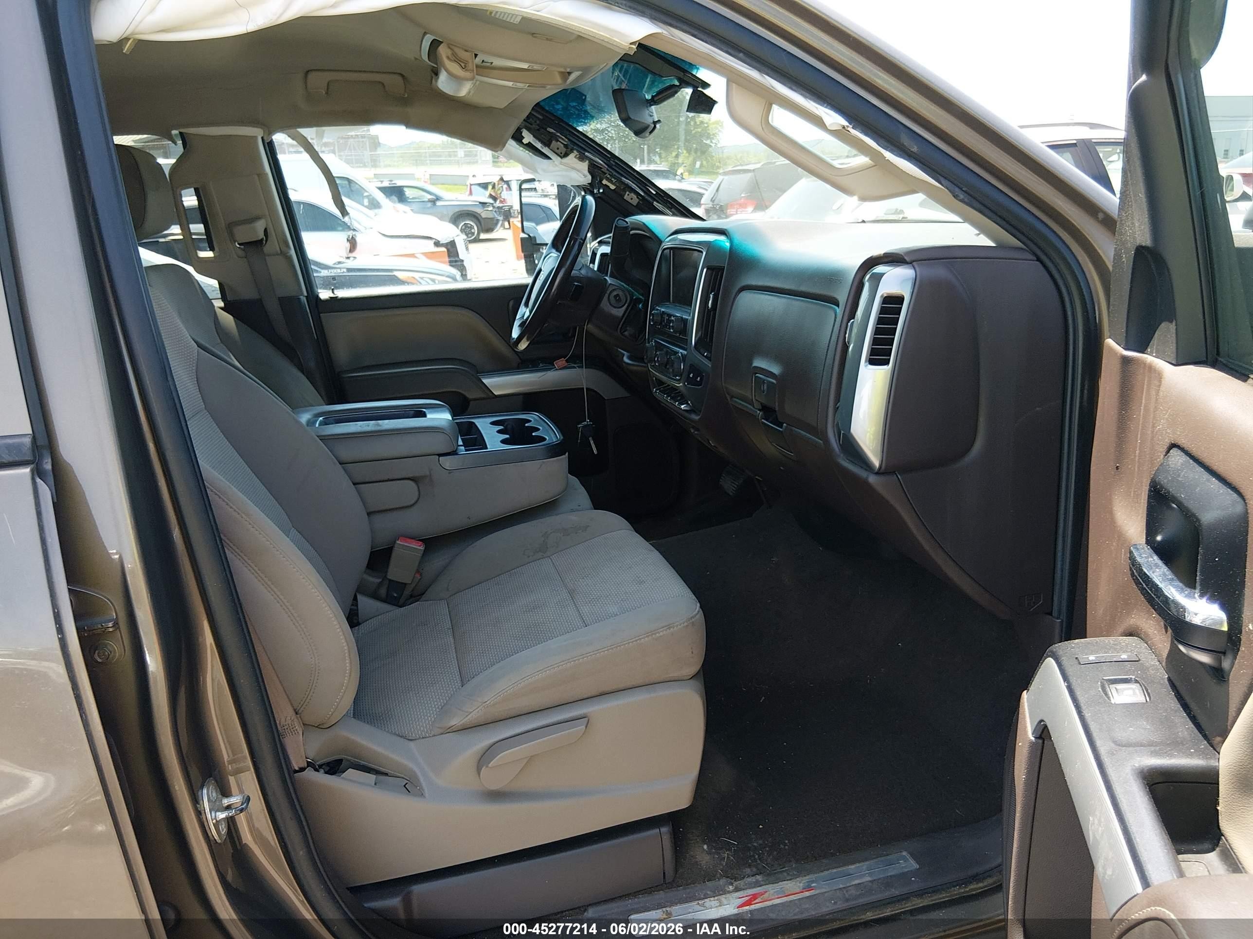 2014 Chevrolet Silverado 1500 2lt Brown vin: 3GCUKREC3EG160461