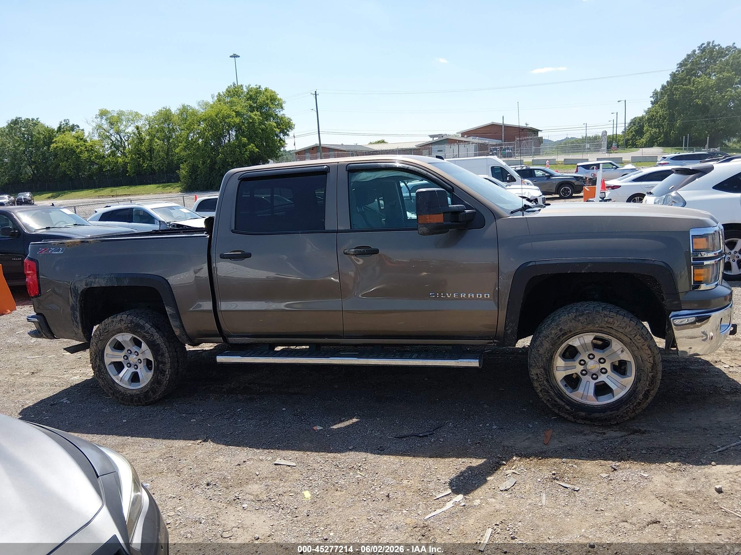 2014 Chevrolet Silverado 1500 2lt Brown vin: 3GCUKREC3EG160461