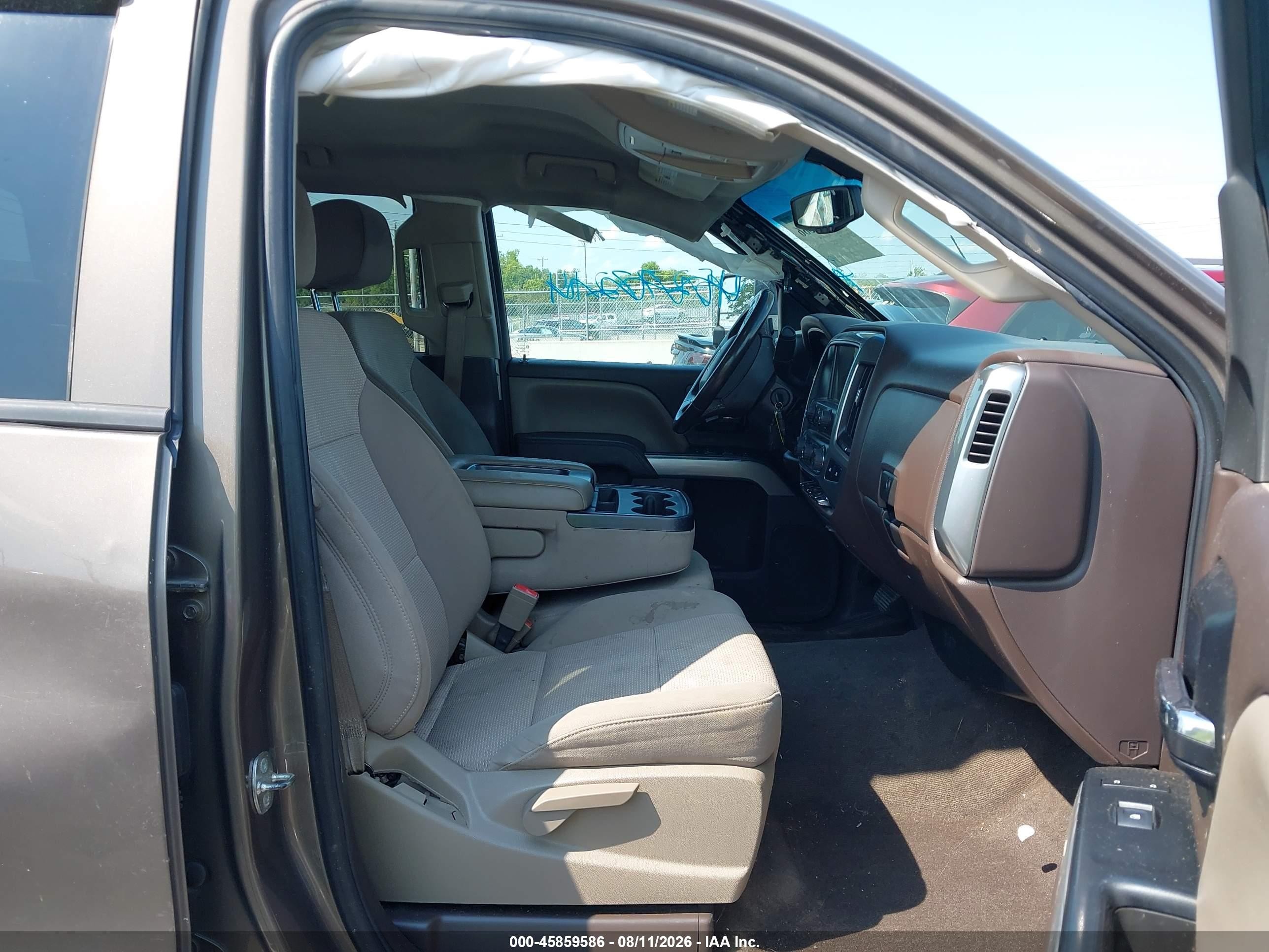 2014 Chevrolet Silverado 1500 2lt Gray vin: 3GCUKREC3EG160461