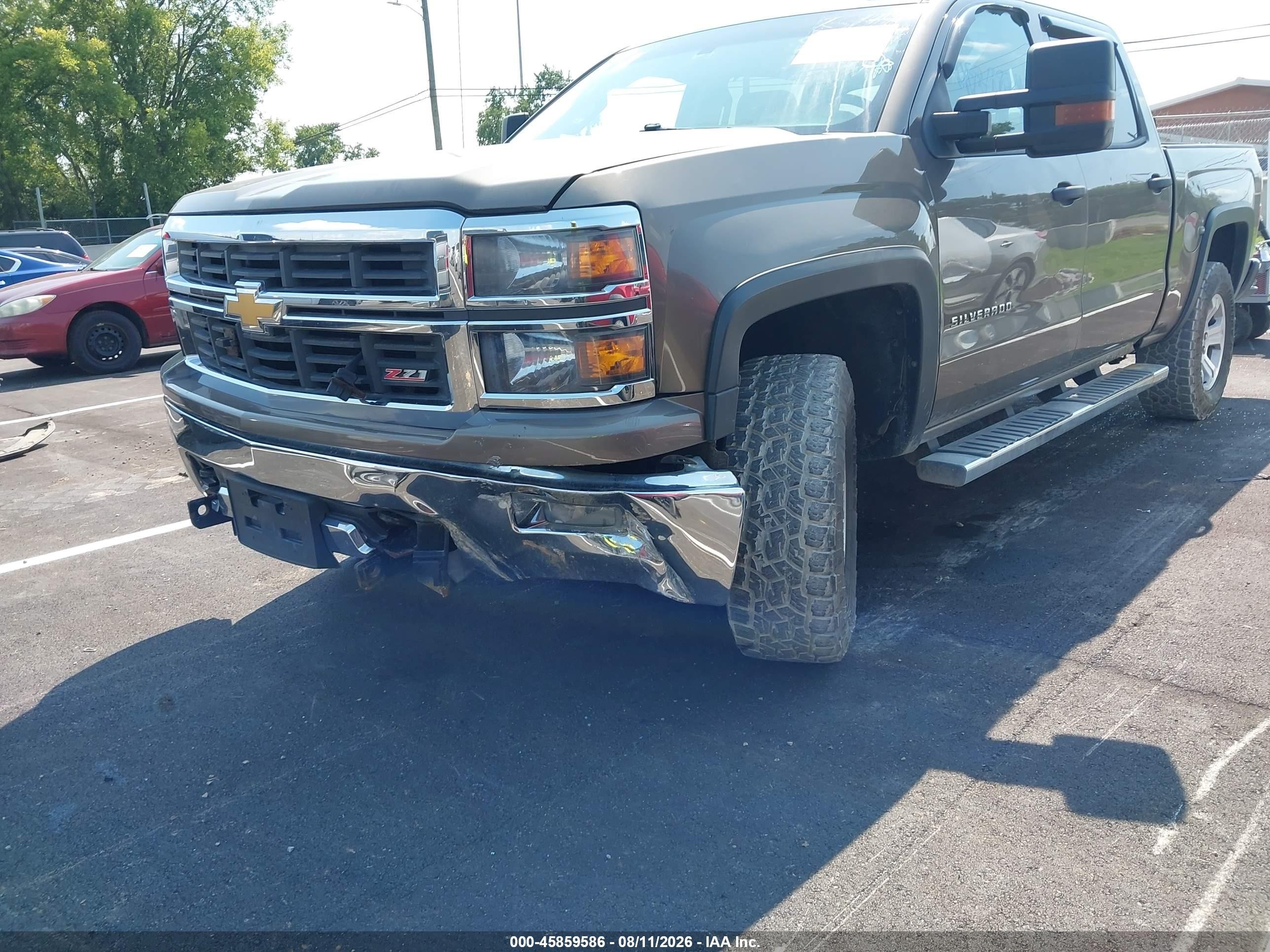 2014 Chevrolet Silverado 1500 2lt Gray vin: 3GCUKREC3EG160461