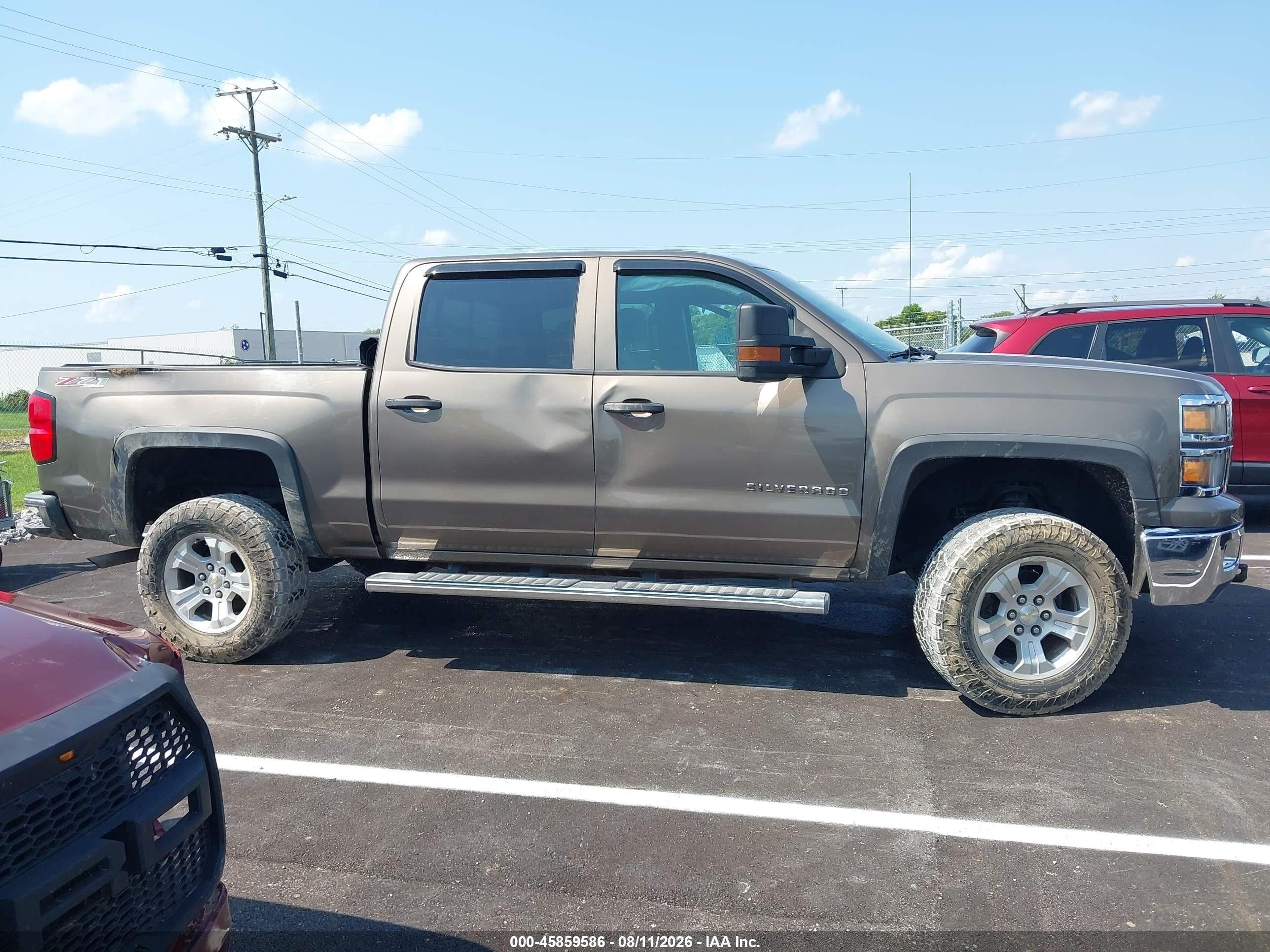 2014 Chevrolet Silverado 1500 2lt Gray vin: 3GCUKREC3EG160461