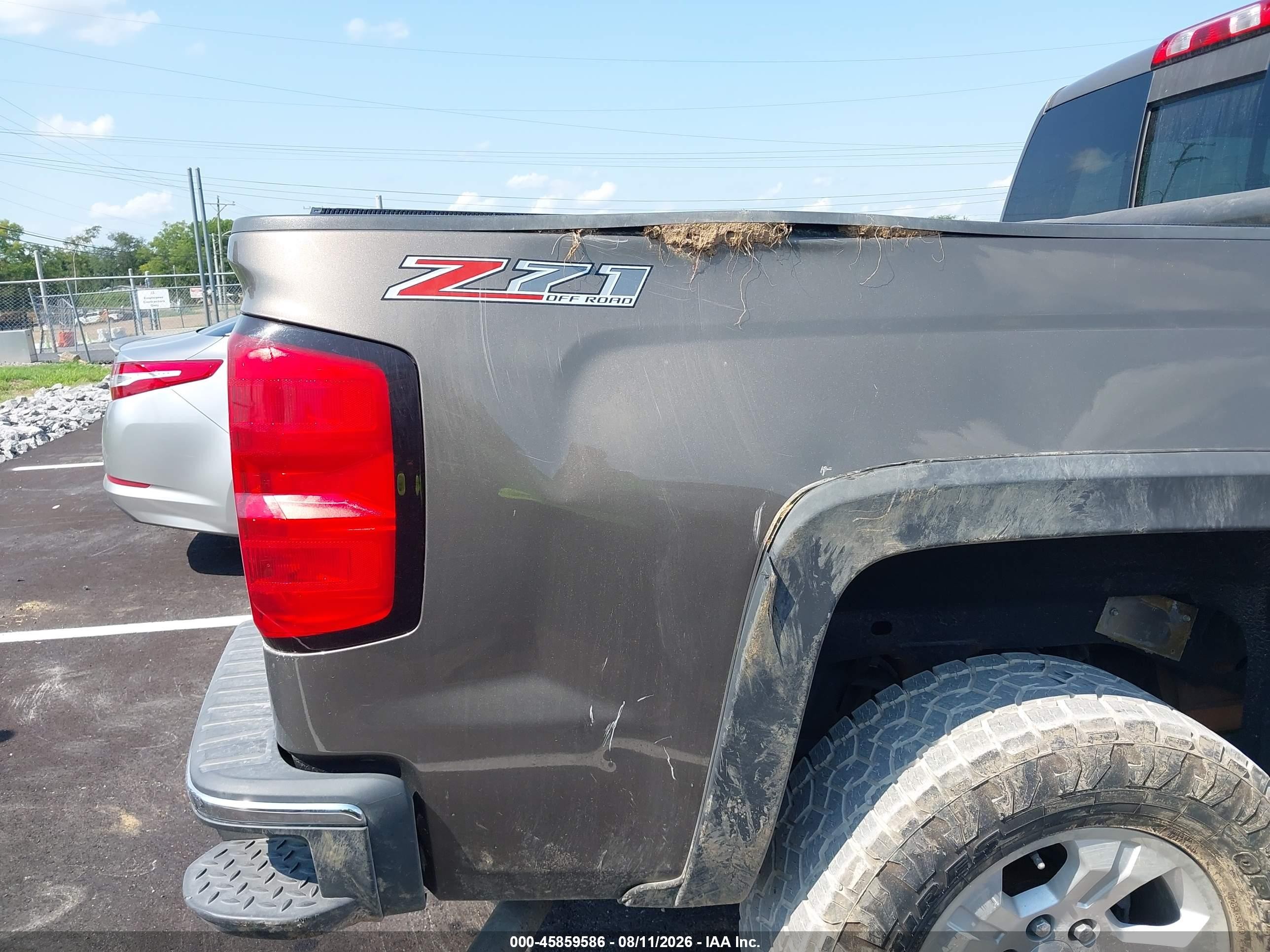2014 Chevrolet Silverado 1500 2lt Gray vin: 3GCUKREC3EG160461