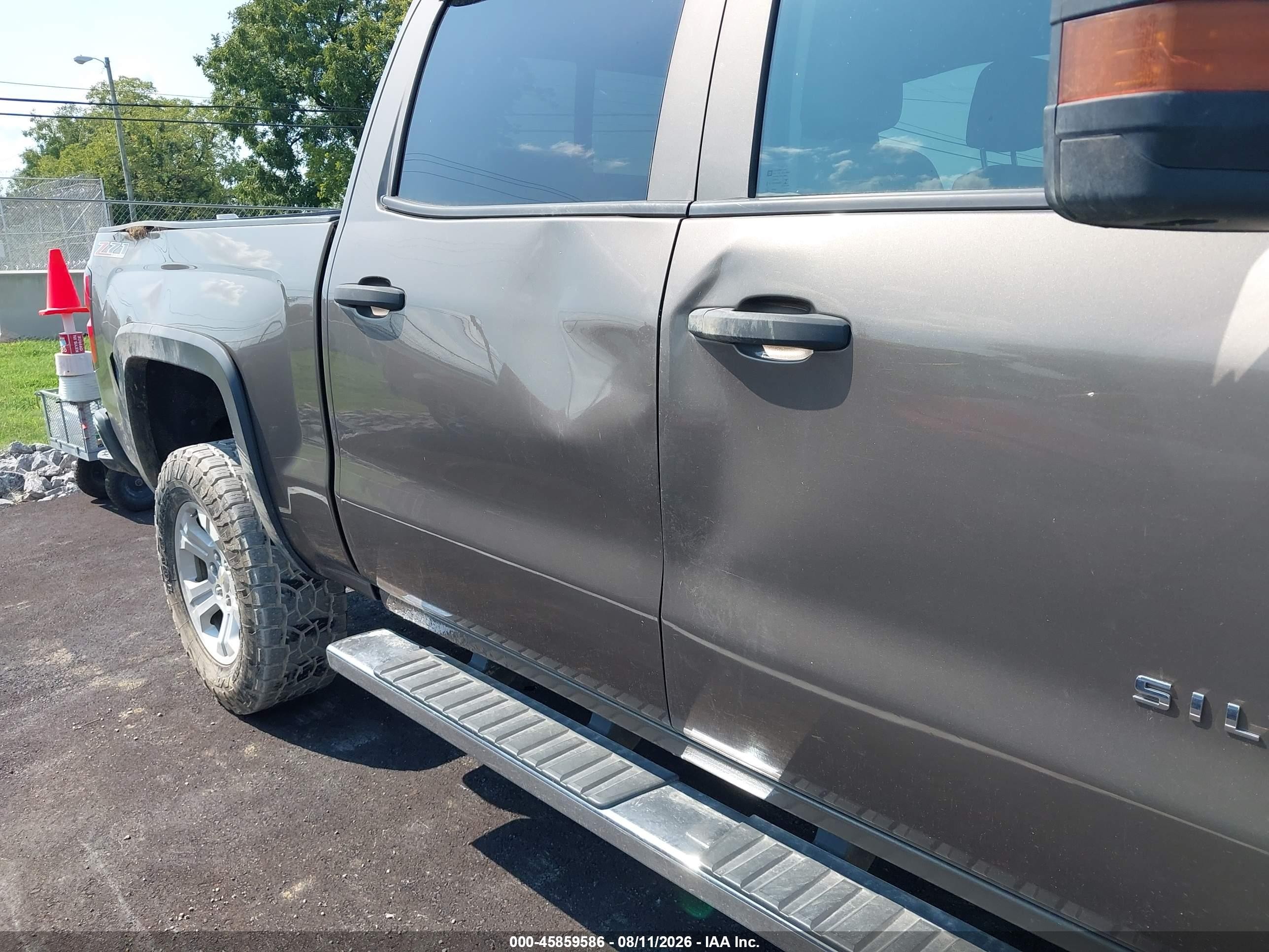 2014 Chevrolet Silverado 1500 2lt Gray vin: 3GCUKREC3EG160461