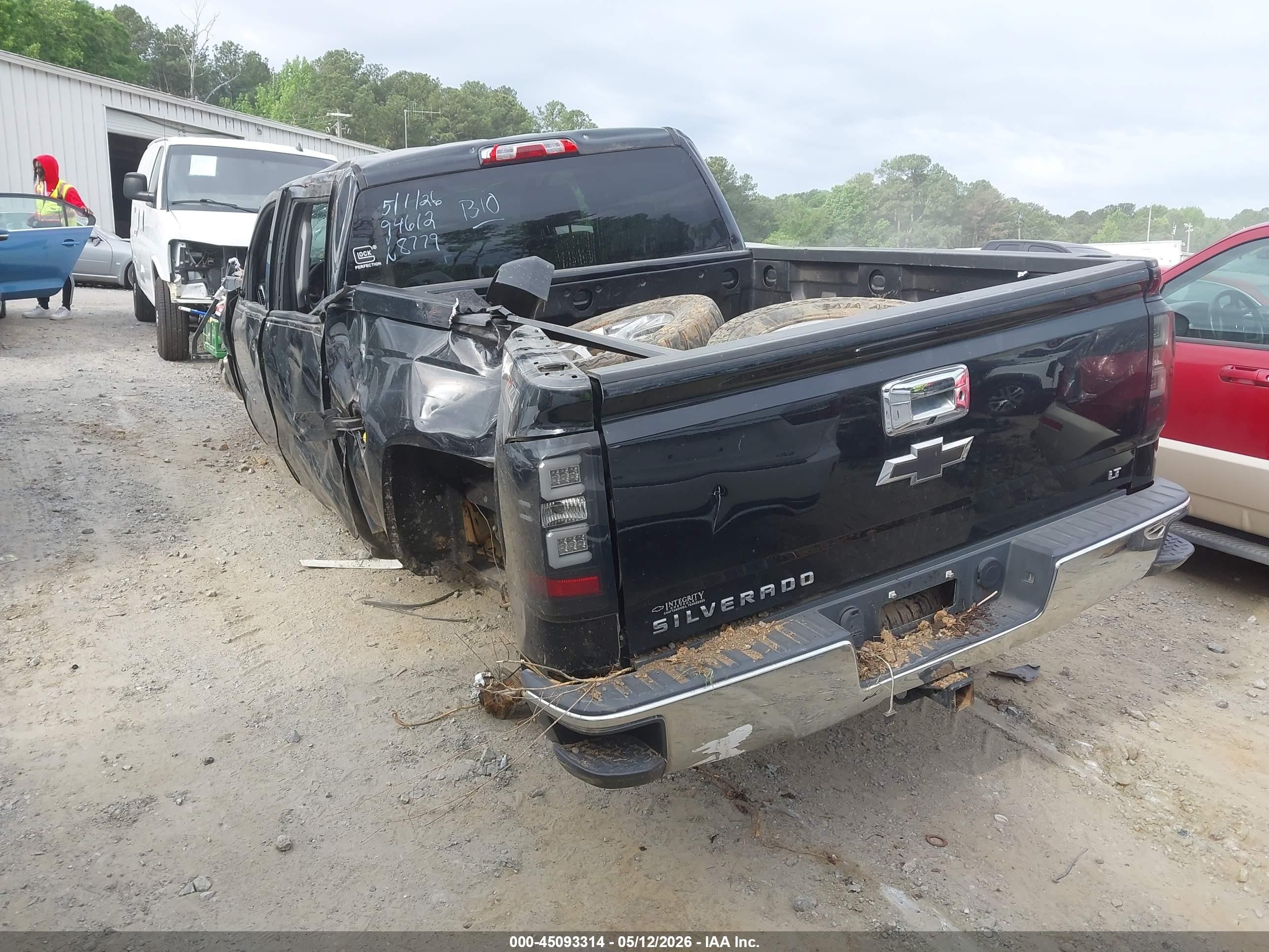 2014 Chevrolet Silverado 1500 2lt Black vin: 3GCUKREC3EG178779