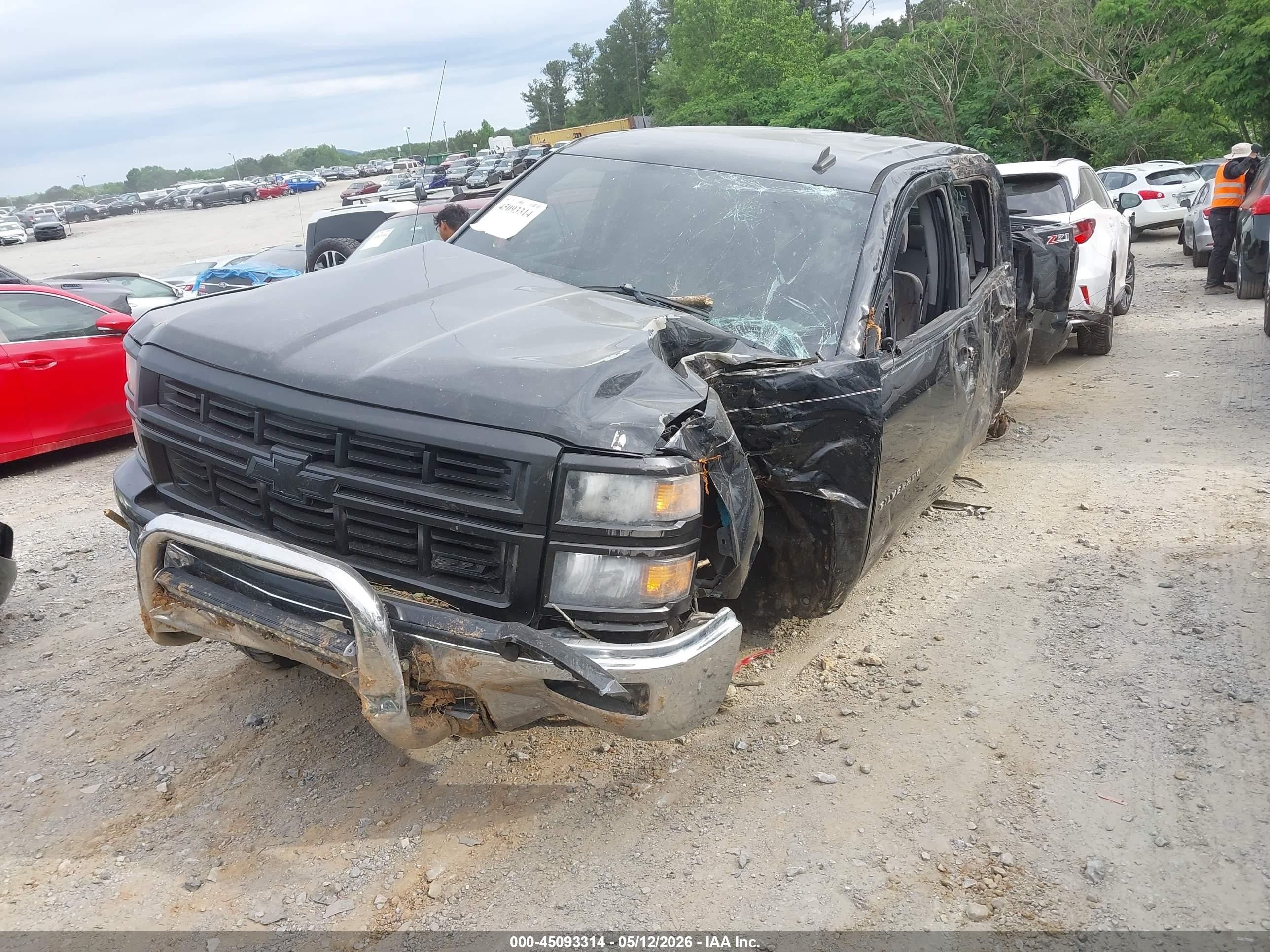 2014 Chevrolet Silverado 1500 2lt Black vin: 3GCUKREC3EG178779