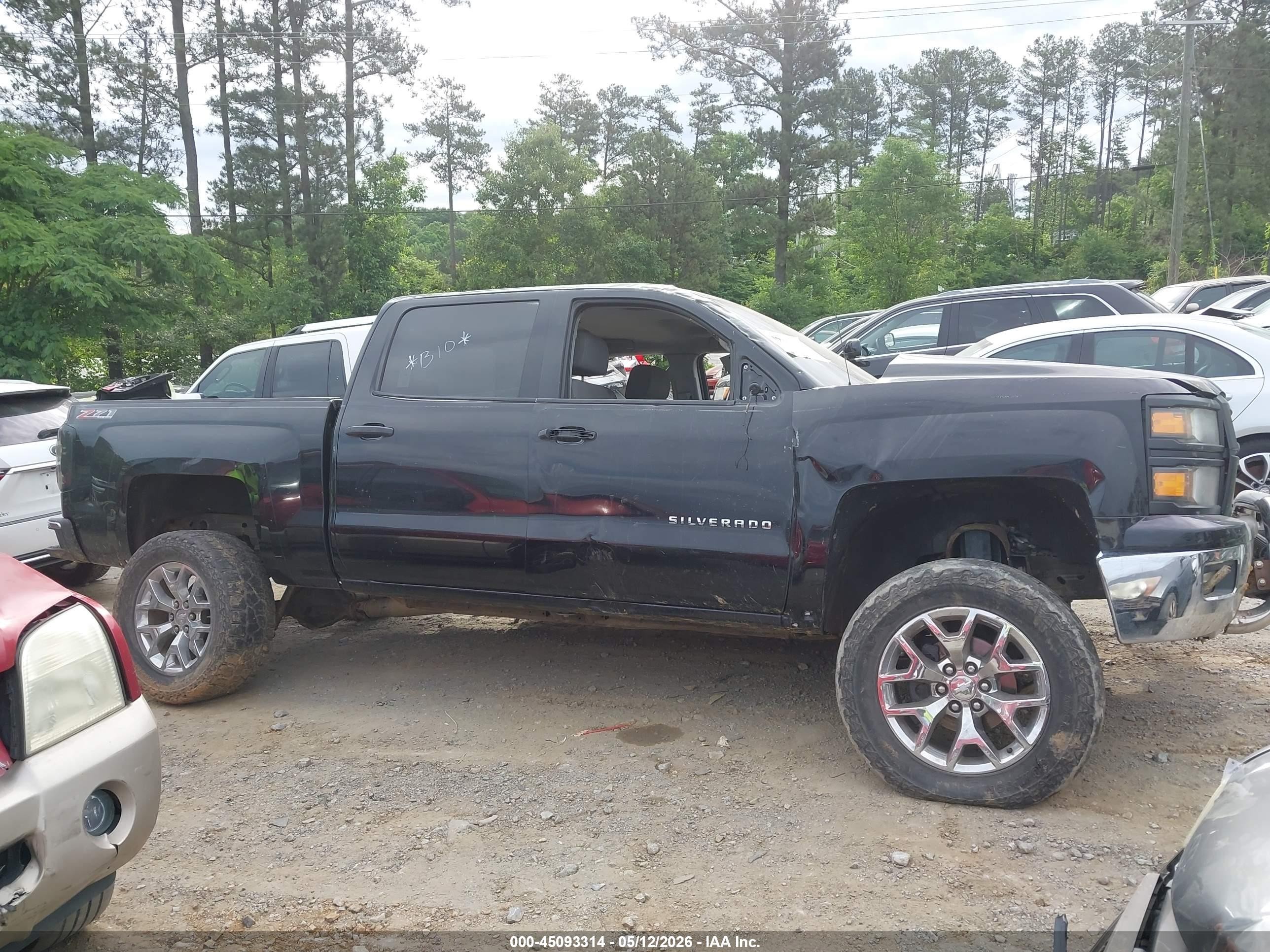 2014 Chevrolet Silverado 1500 2lt Black vin: 3GCUKREC3EG178779