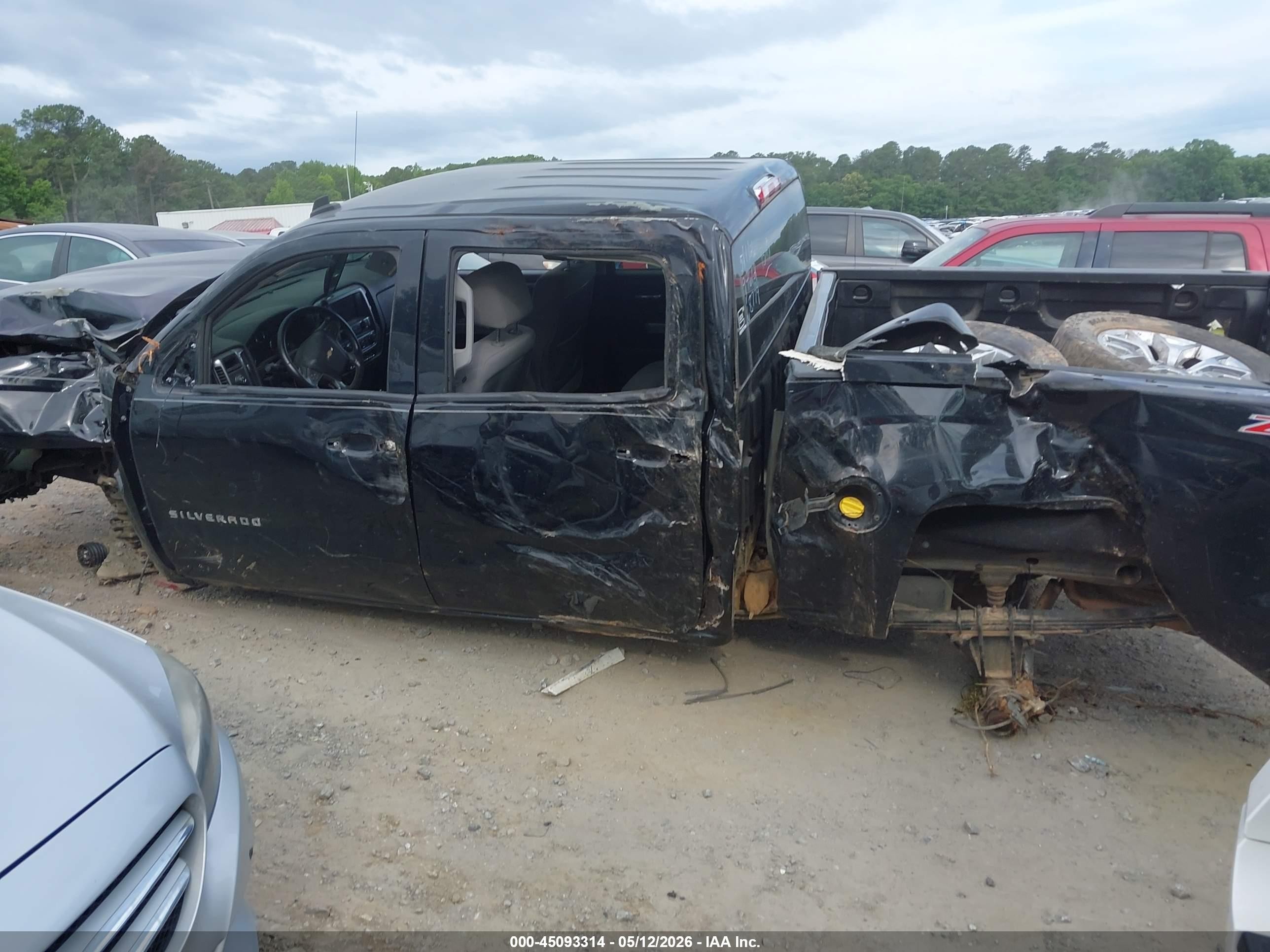2014 Chevrolet Silverado 1500 2lt Black vin: 3GCUKREC3EG178779