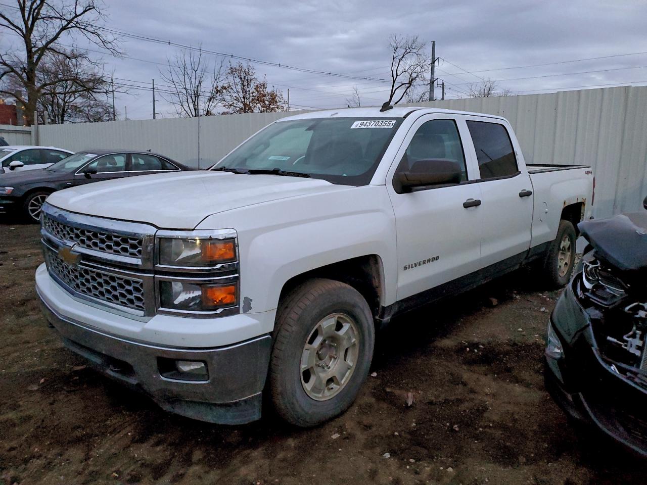 2014 Chevrolet Silverado K1500 Lt Белый vin: 3GCUKREC3EG203051
