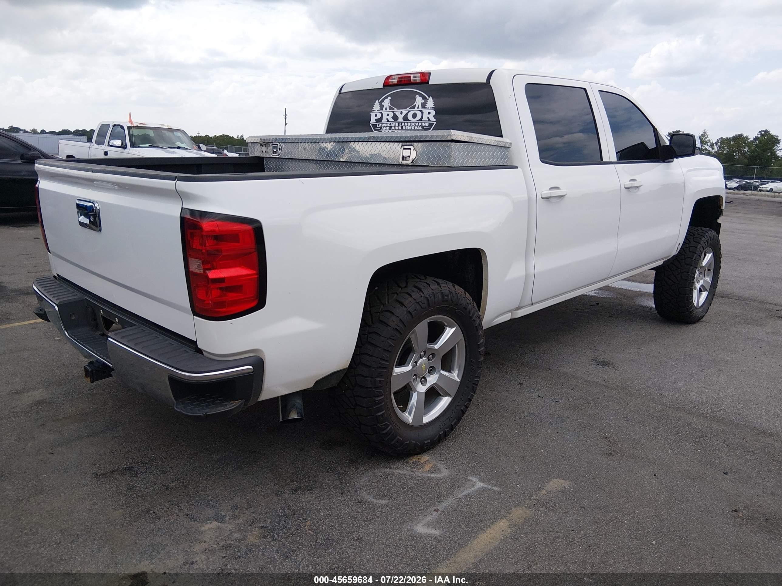 2014 Chevrolet Silverado 1500 Lt White vin: 3GCUKREC3EG233098
