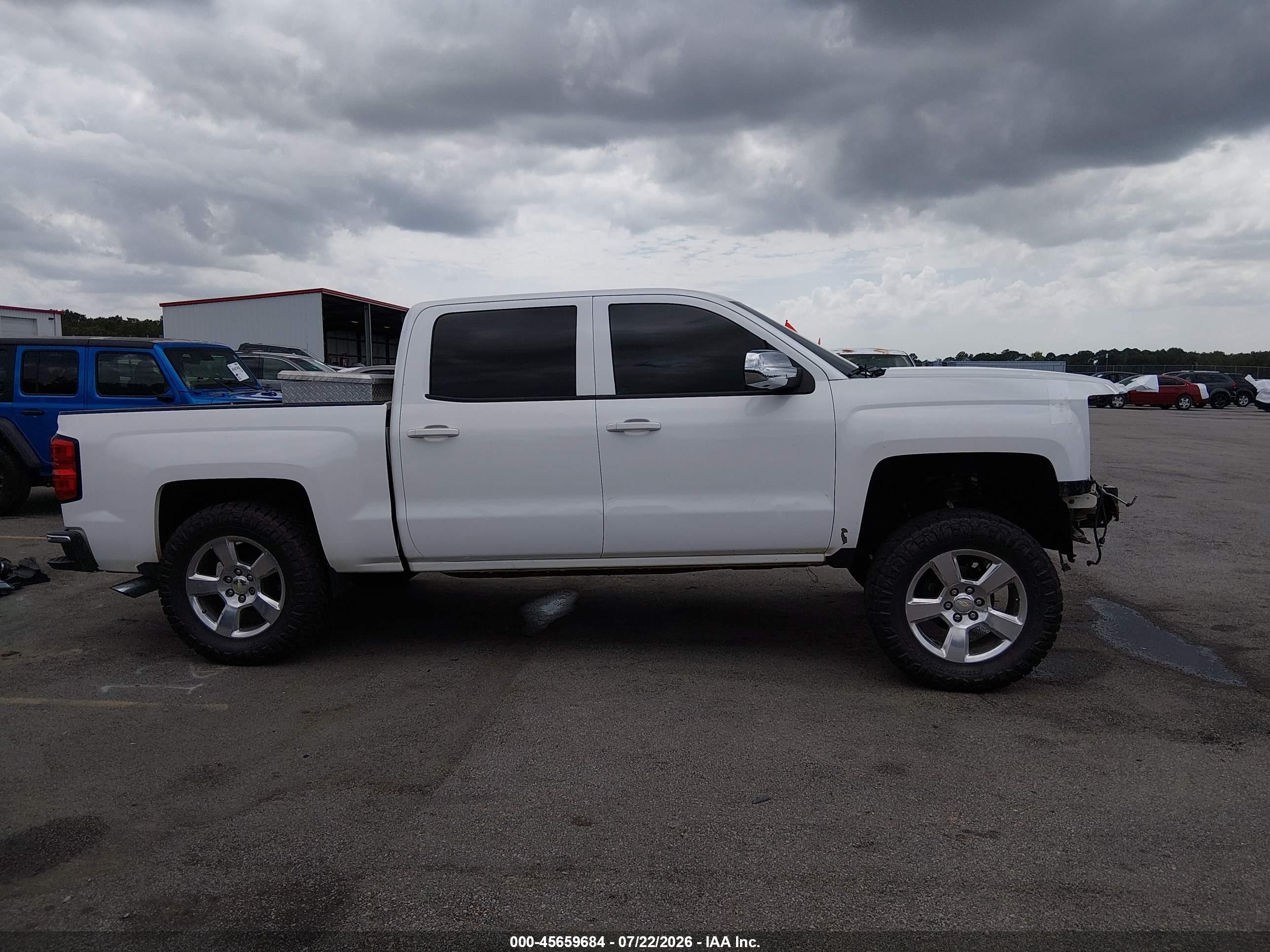 2014 Chevrolet Silverado 1500 Lt White vin: 3GCUKREC3EG233098