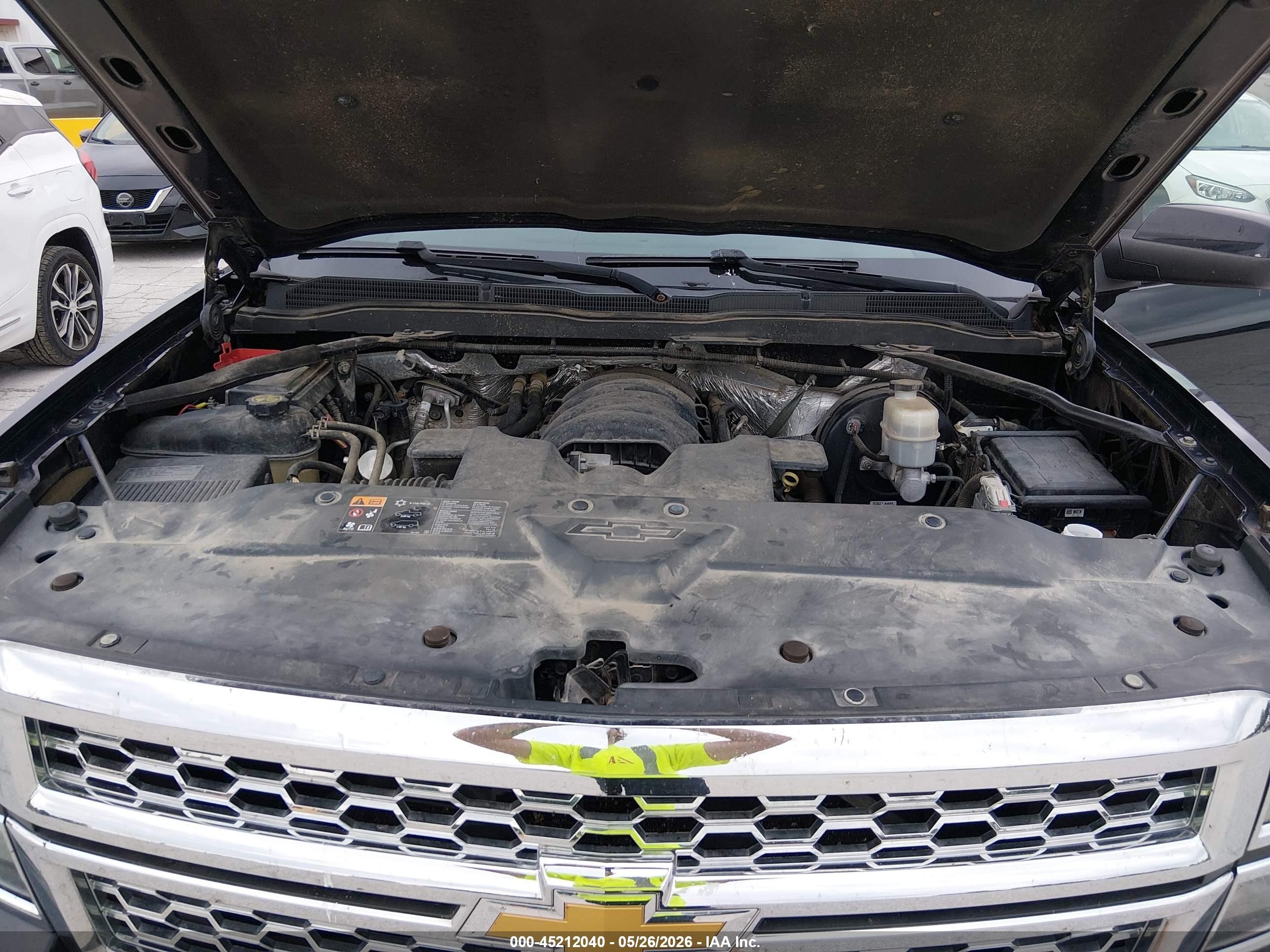2014 Chevrolet Silverado 1500 1lt Black vin: 3GCUKREC3EG264920
