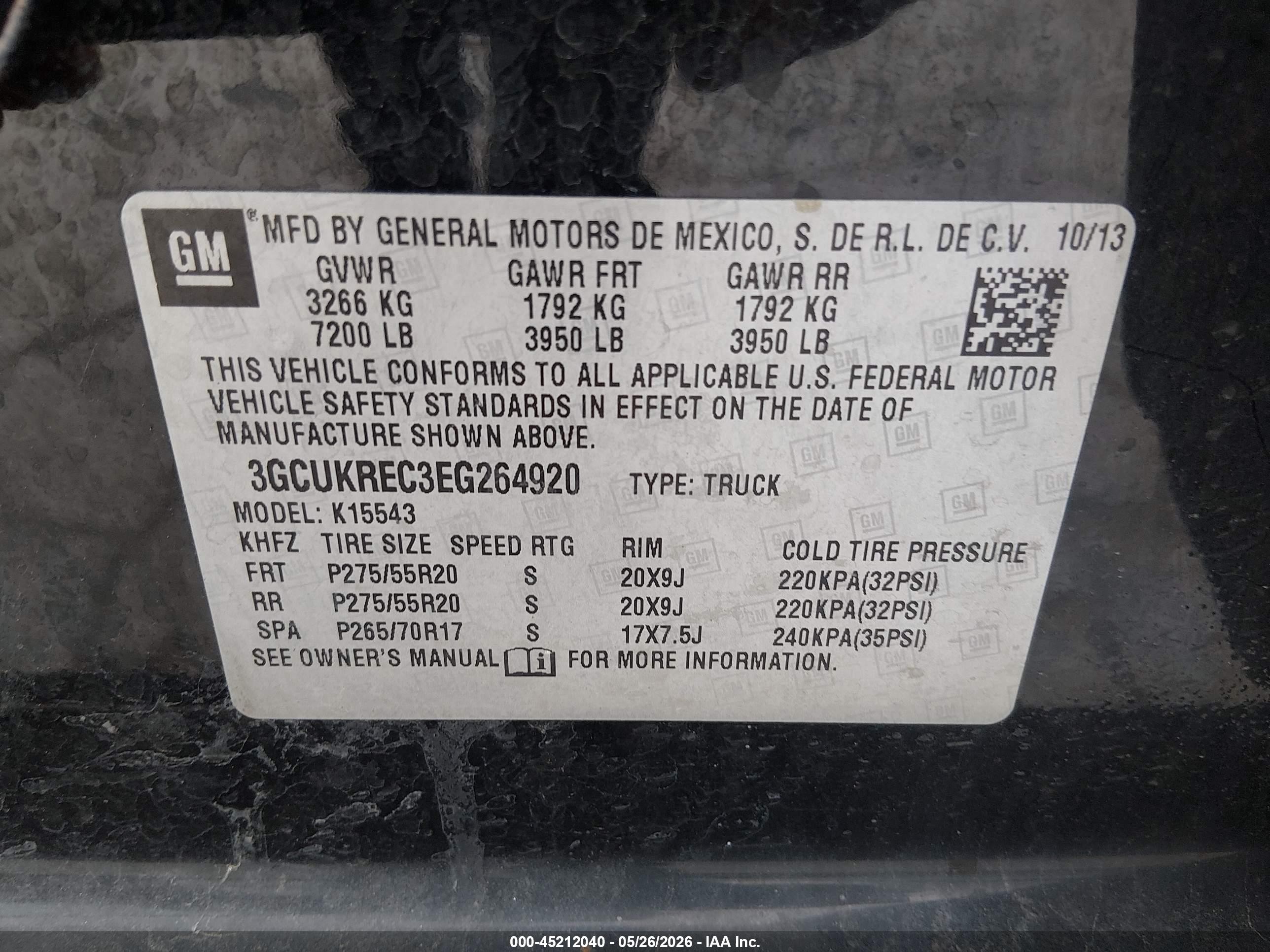 2014 Chevrolet Silverado 1500 1lt Black vin: 3GCUKREC3EG264920