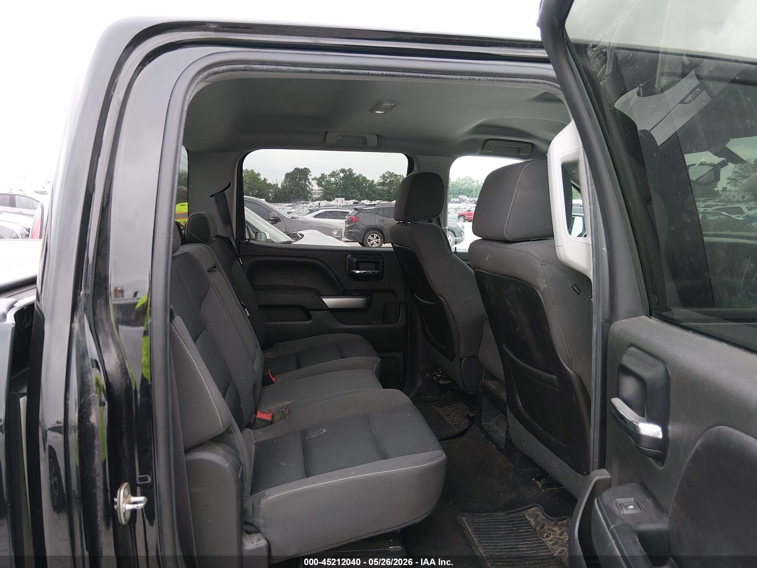 2014 Chevrolet Silverado 1500 1lt Black vin: 3GCUKREC3EG264920