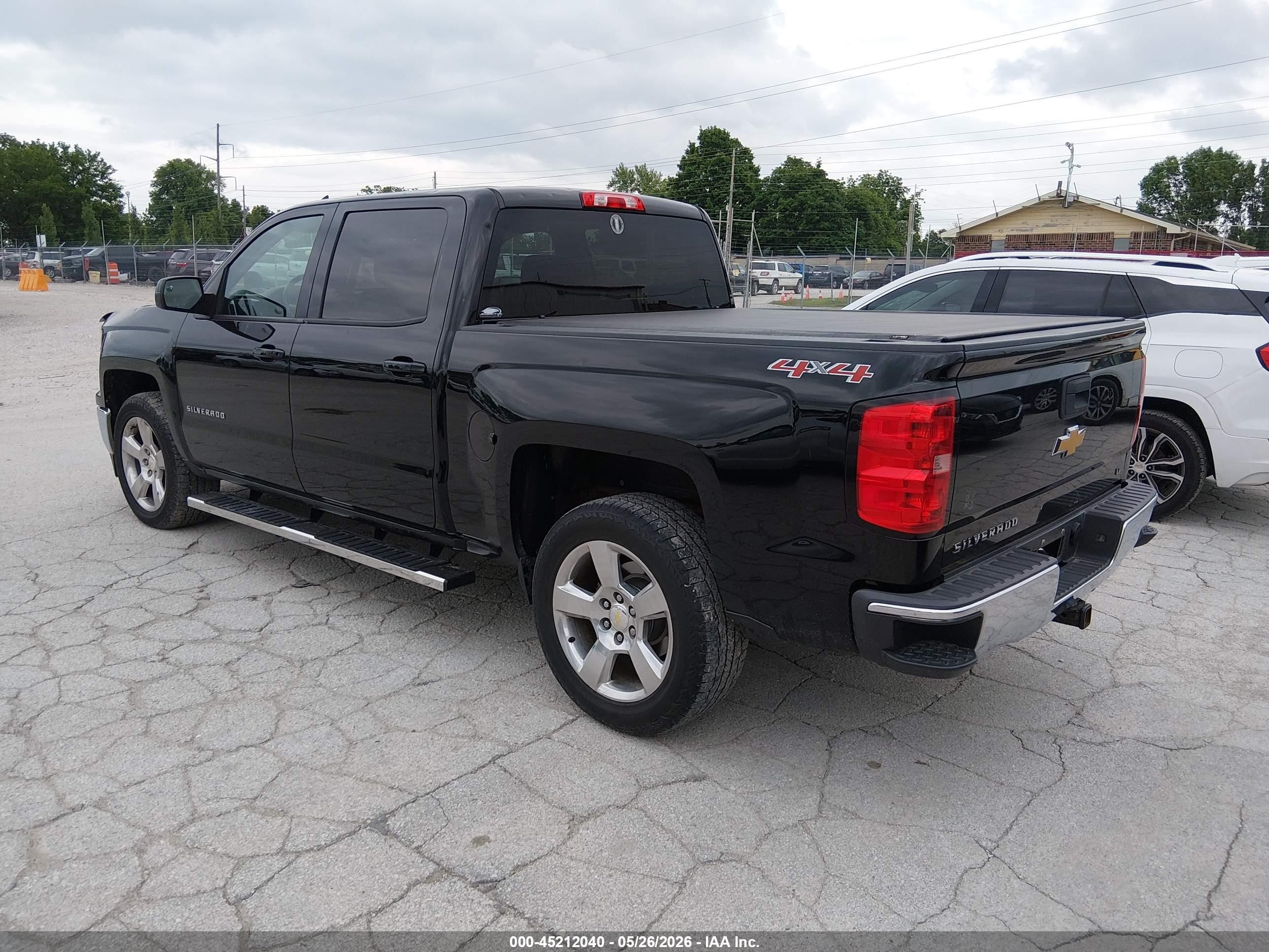 2014 Chevrolet Silverado 1500 1lt Black vin: 3GCUKREC3EG264920