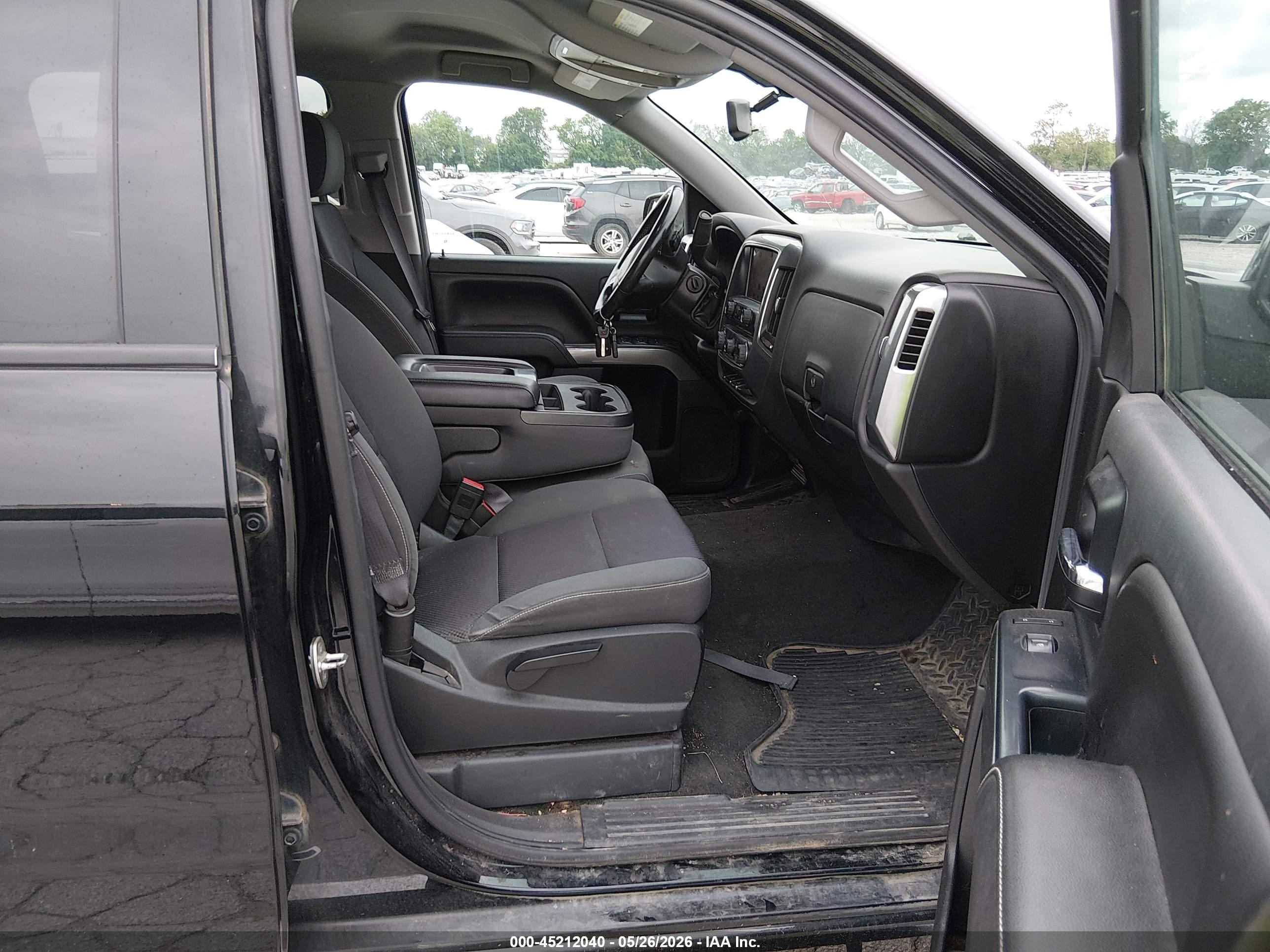 2014 Chevrolet Silverado 1500 1lt Black vin: 3GCUKREC3EG264920