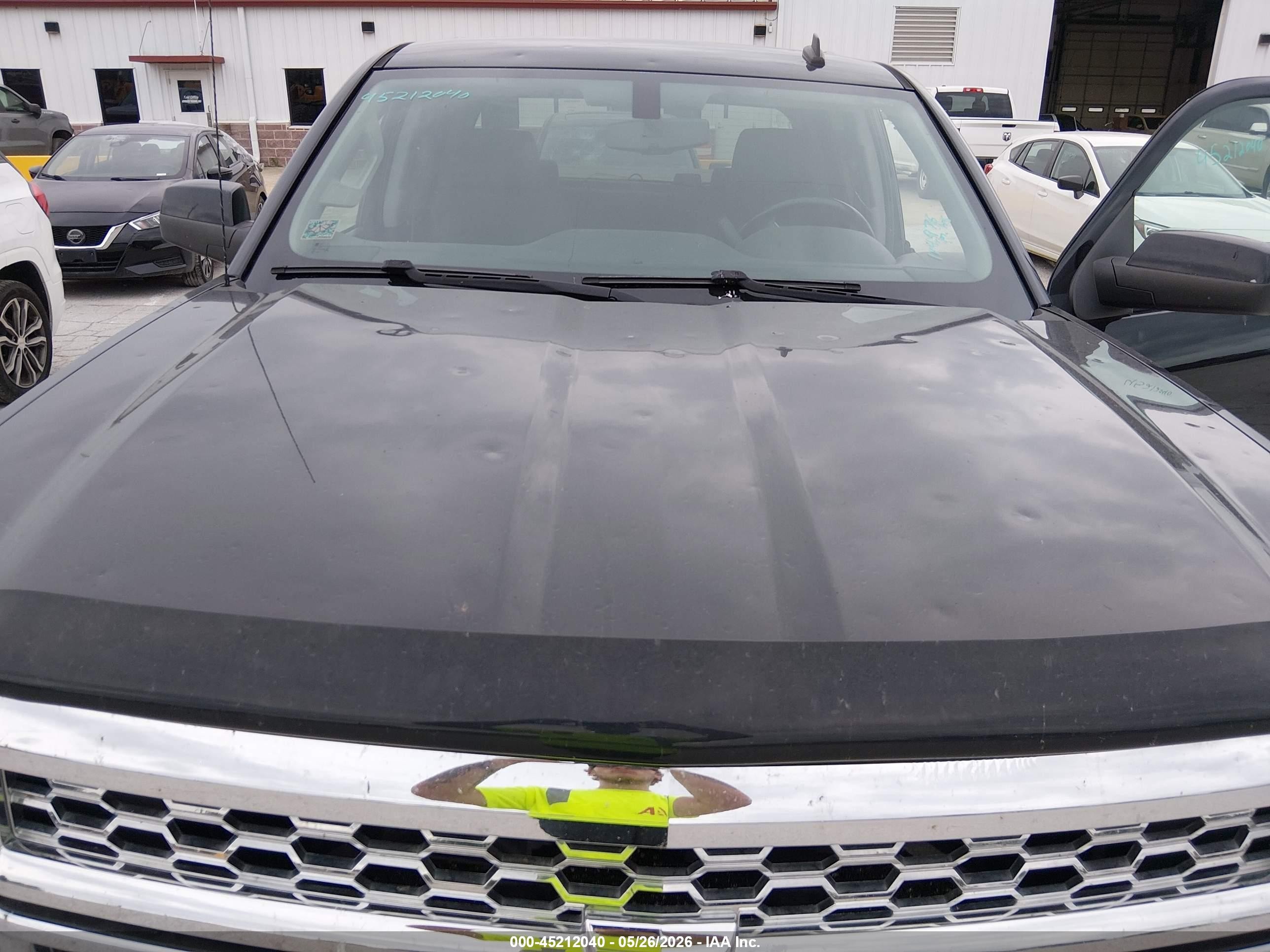 2014 Chevrolet Silverado 1500 1lt Black vin: 3GCUKREC3EG264920