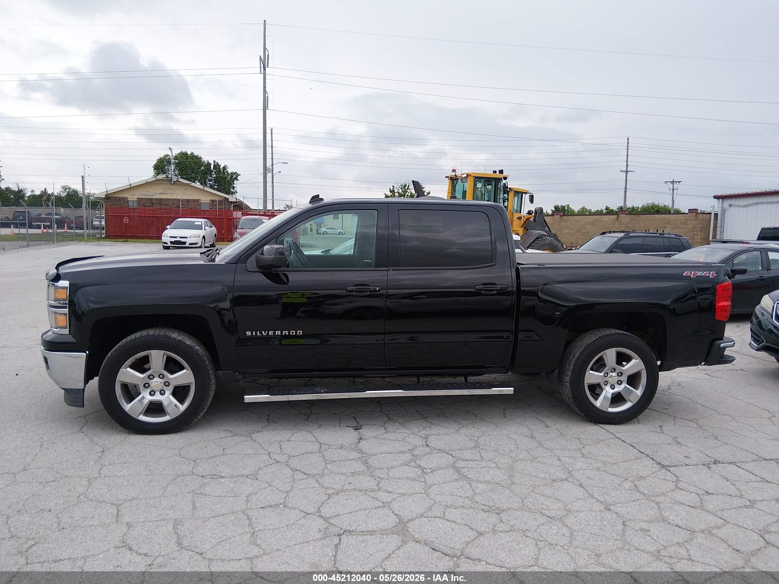2014 Chevrolet Silverado 1500 1lt Black vin: 3GCUKREC3EG264920