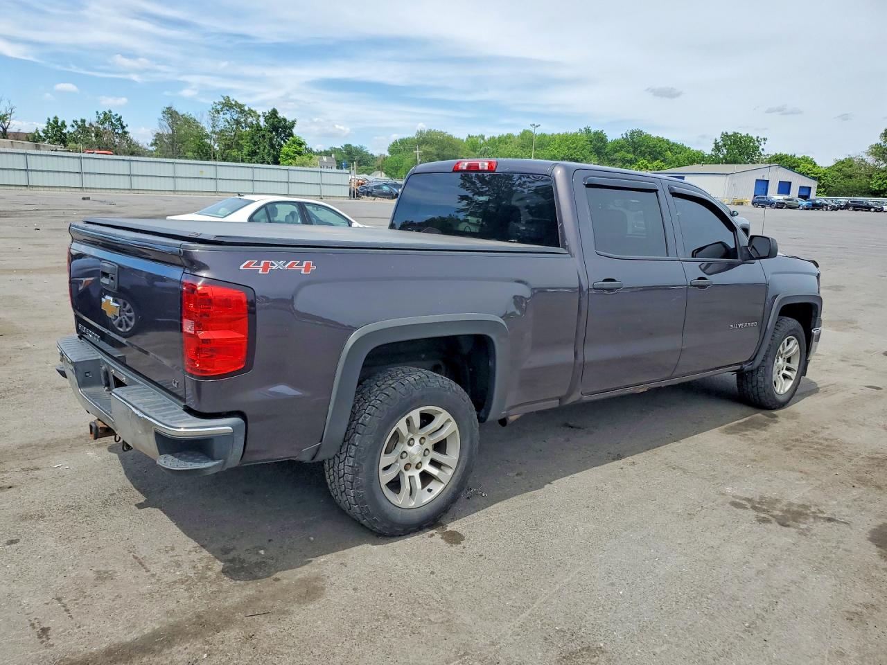 2014 Chevrolet Silverado K1500 Lt Gray vin: 3GCUKREC3EG316630