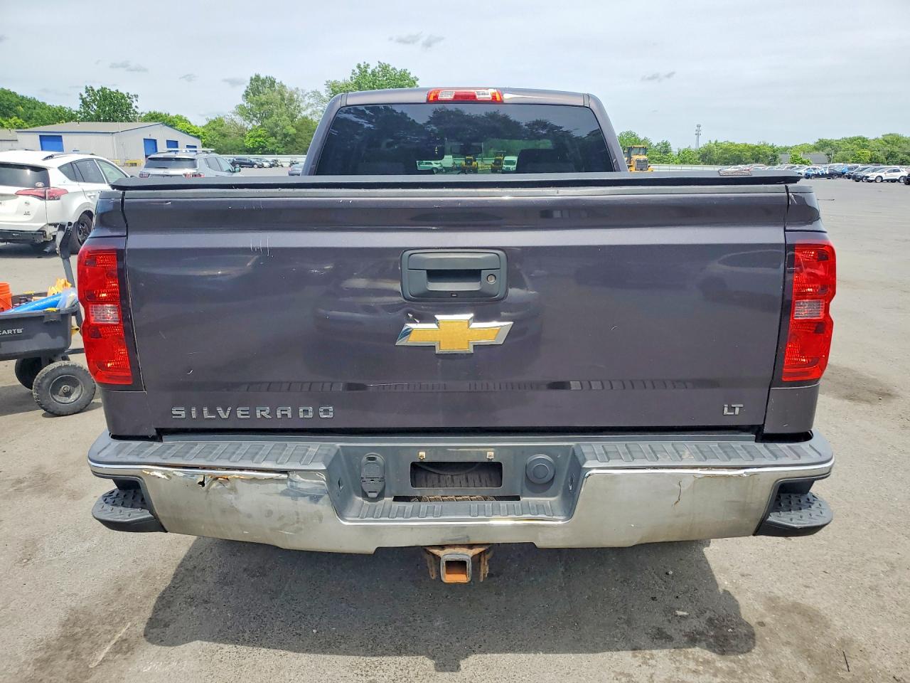 2014 Chevrolet Silverado K1500 Lt Gray vin: 3GCUKREC3EG316630