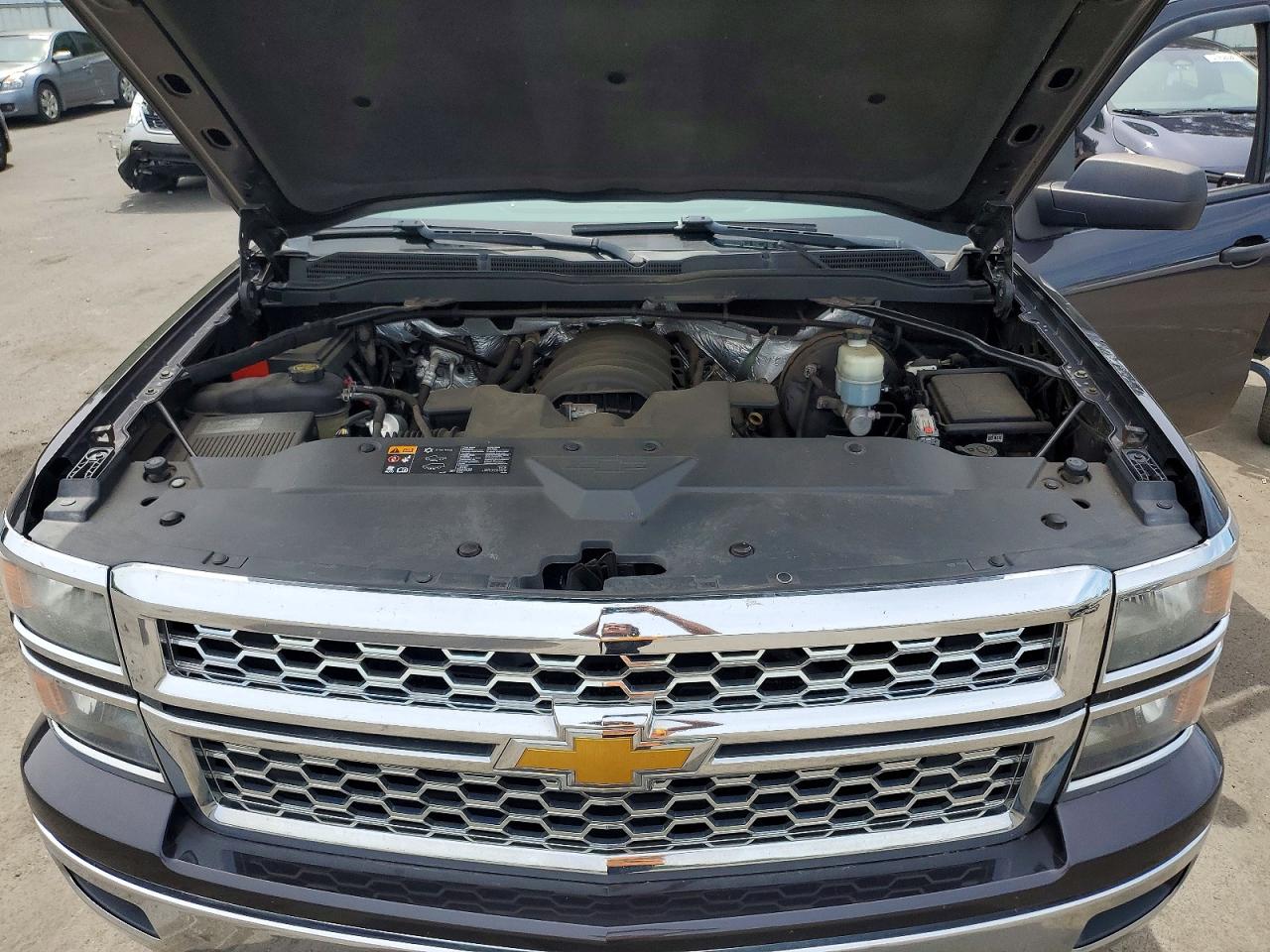 2014 Chevrolet Silverado K1500 Lt Gray vin: 3GCUKREC3EG316630