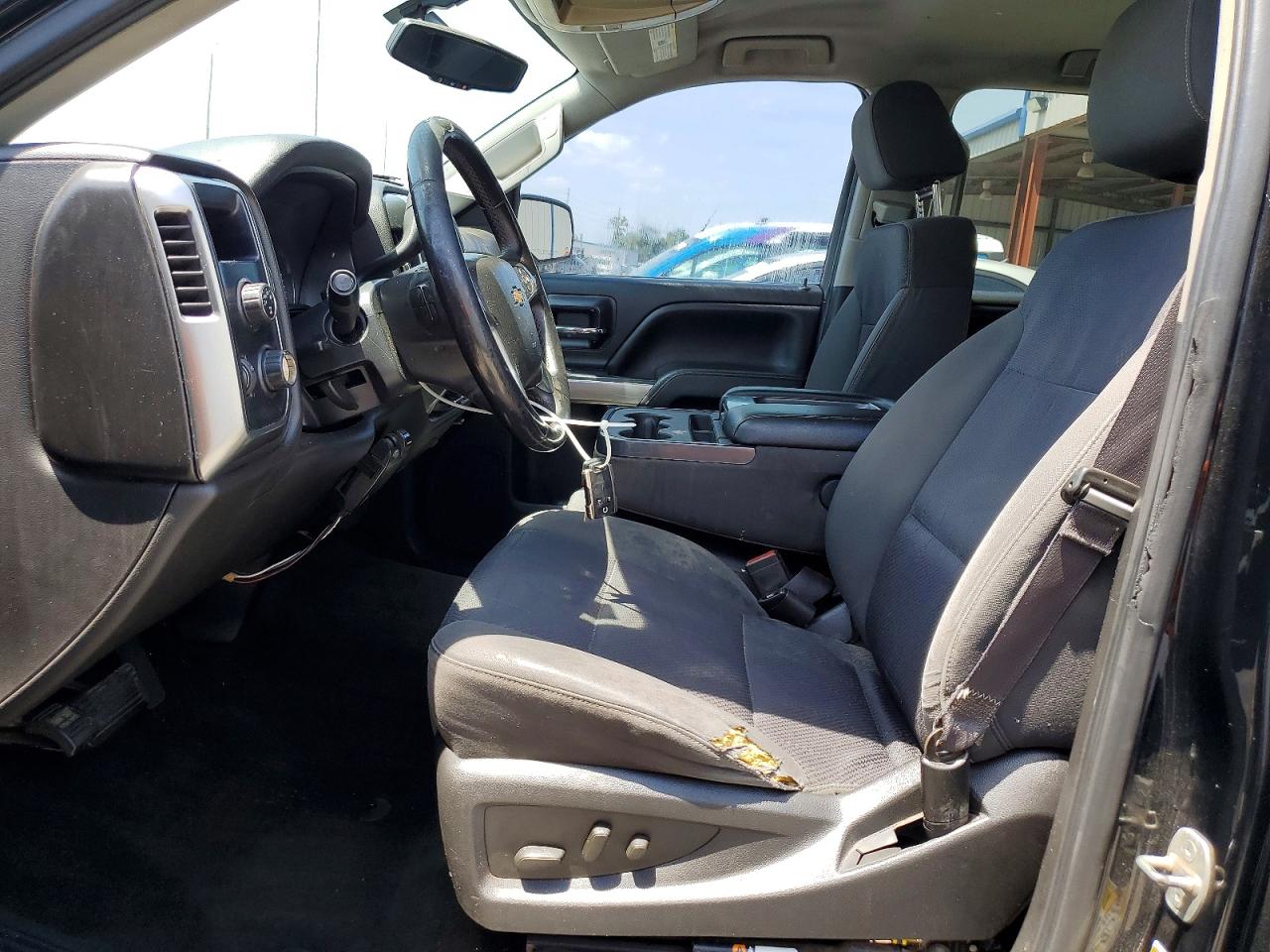 2014 Chevrolet Silverado K1500 Lt Black vin: 3GCUKREC3EG325439