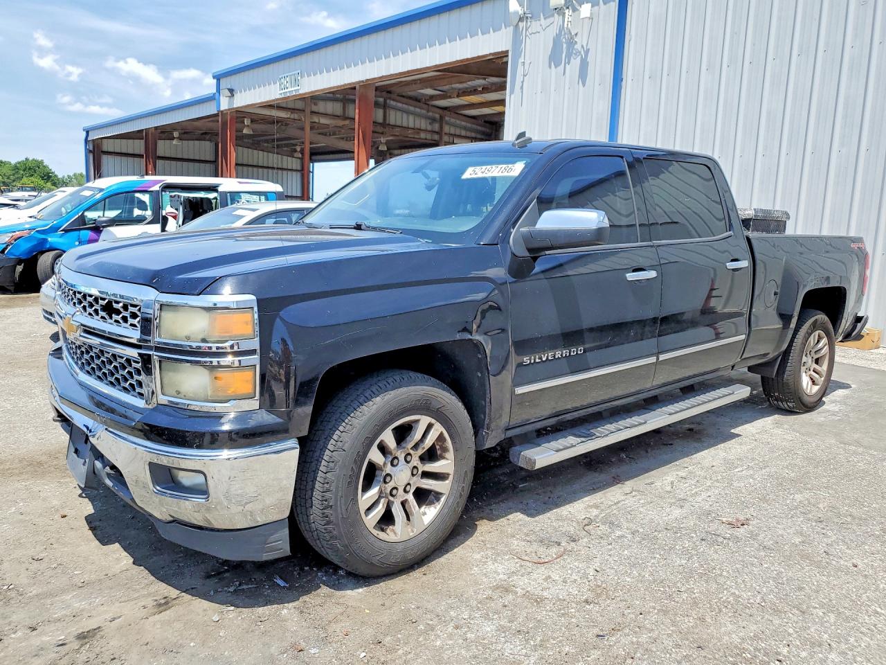 2014 Chevrolet Silverado K1500 Lt Black vin: 3GCUKREC3EG325439